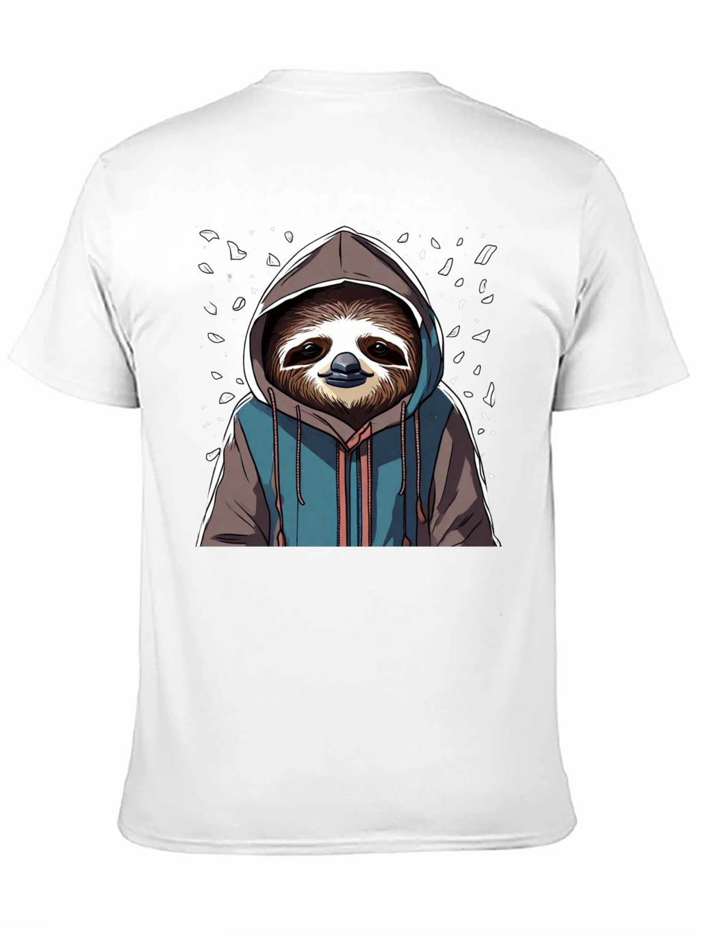 Sloth Hoodie T-Shirt - Cool Cartoon Design