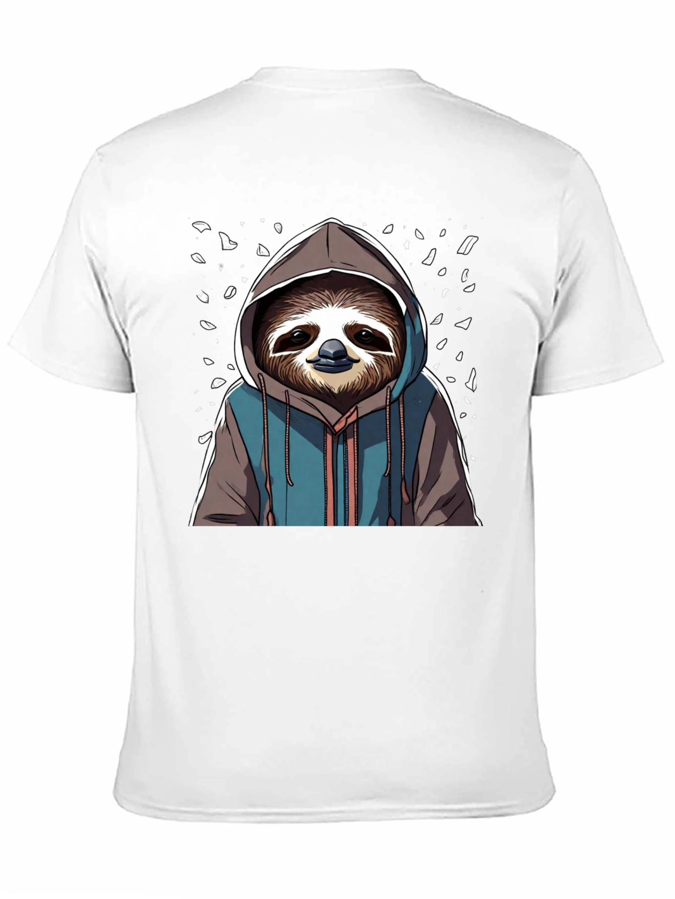 Sloth Hoodie T-Shirt - Cool Cartoon Design