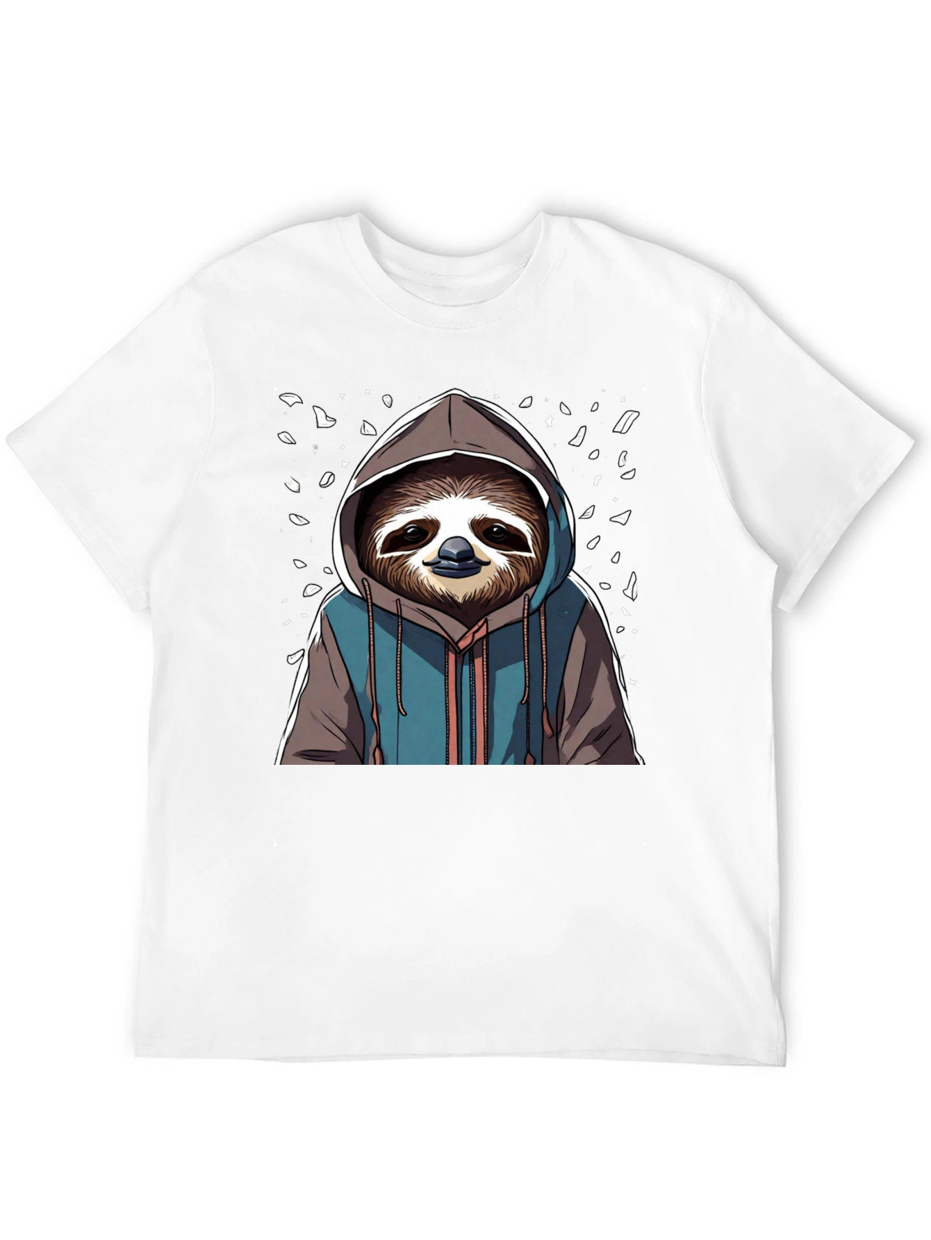 Sloth Hoodie T-Shirt - Cool Cartoon Design