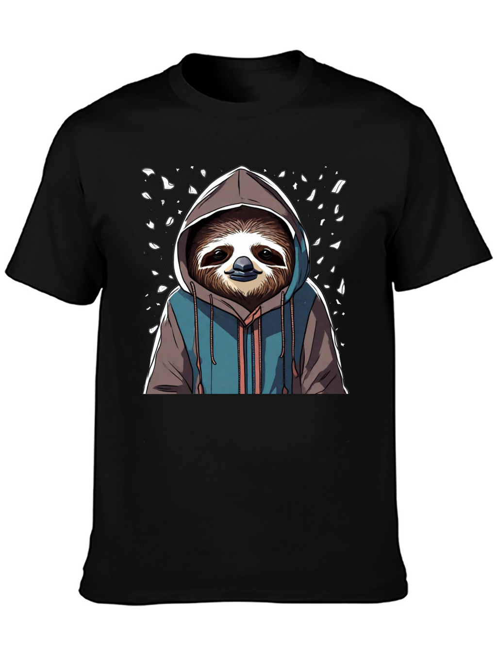 Sloth Hoodie T-Shirt - Cool Cartoon Design