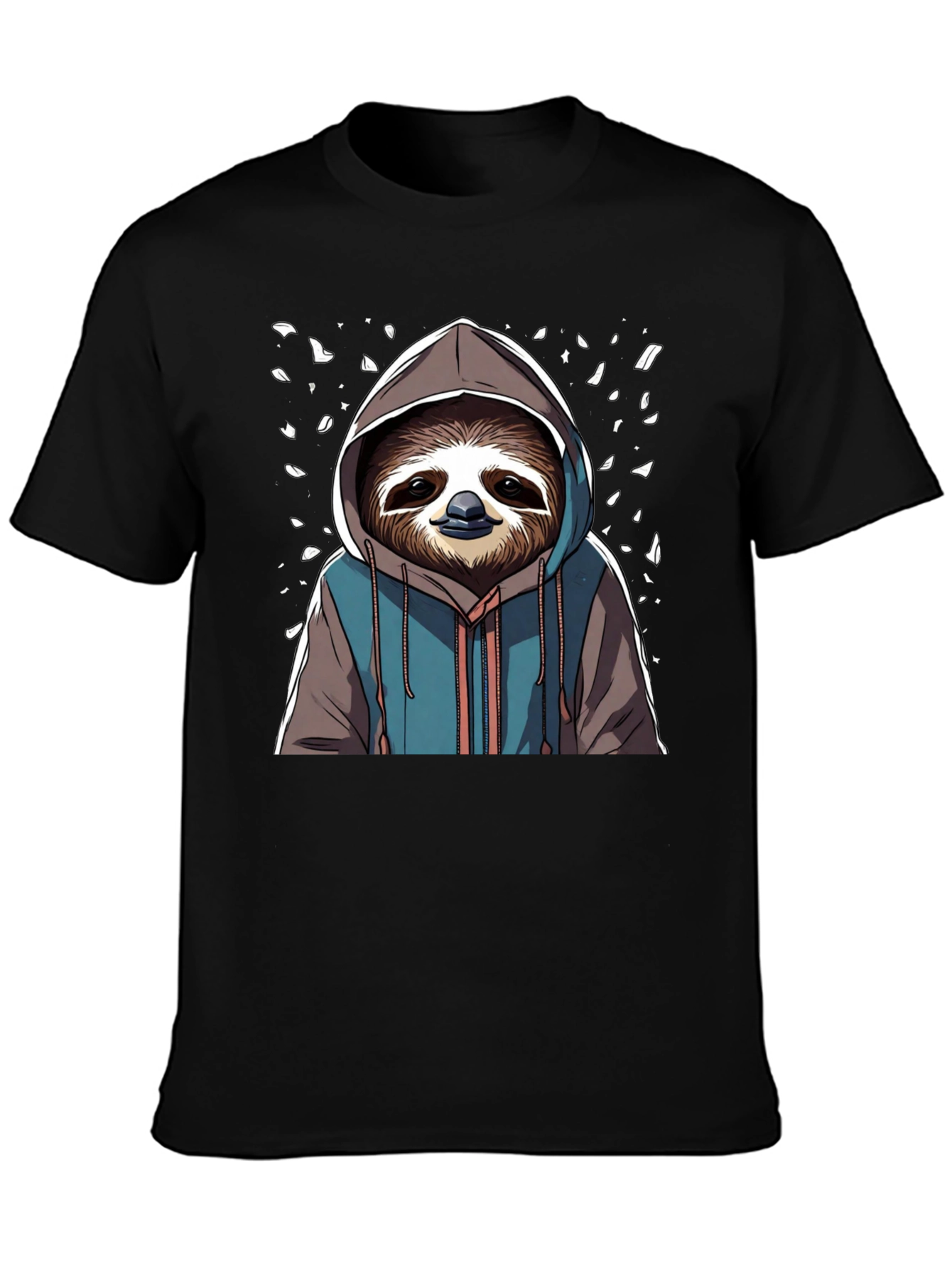 Sloth Hoodie T-Shirt - Cool Cartoon Design