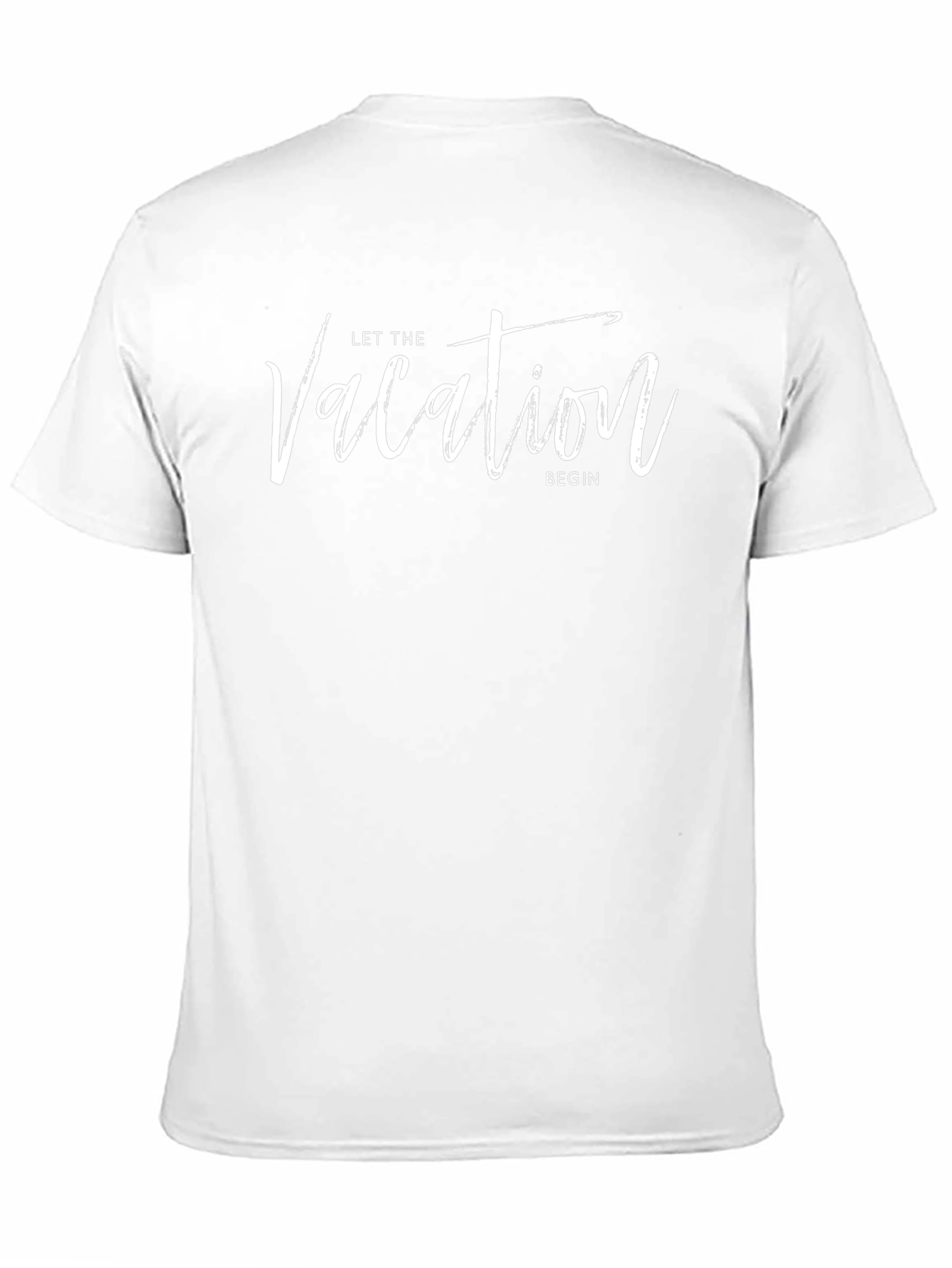 Let the Vacation Begin Black T-Shirt