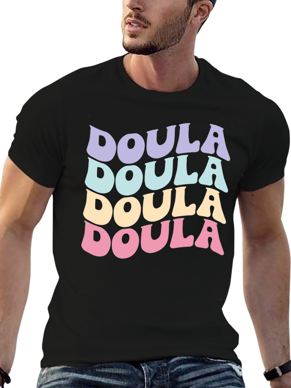 Retro Doula Graphic Tee