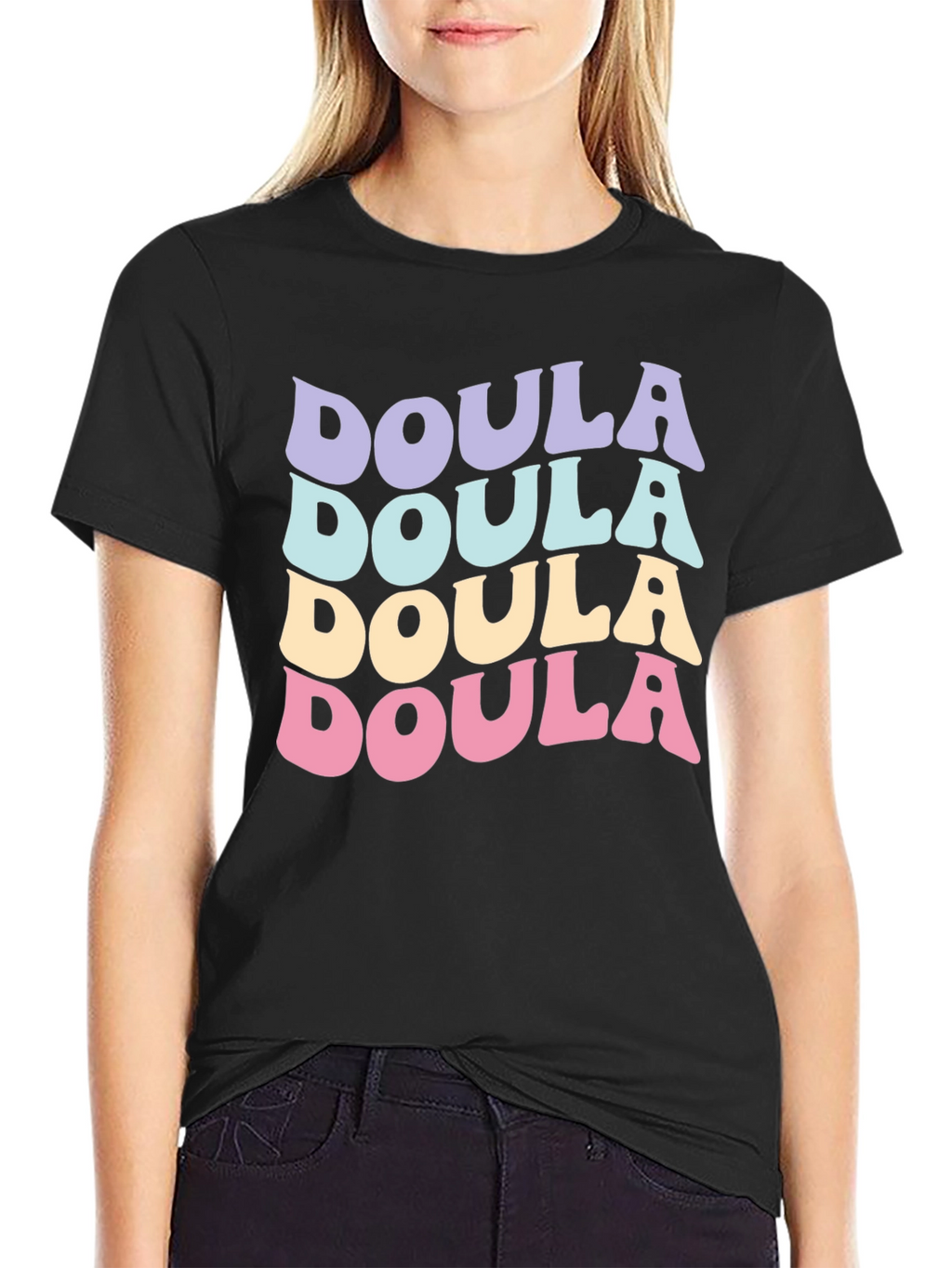 Retro Doula Graphic Tee