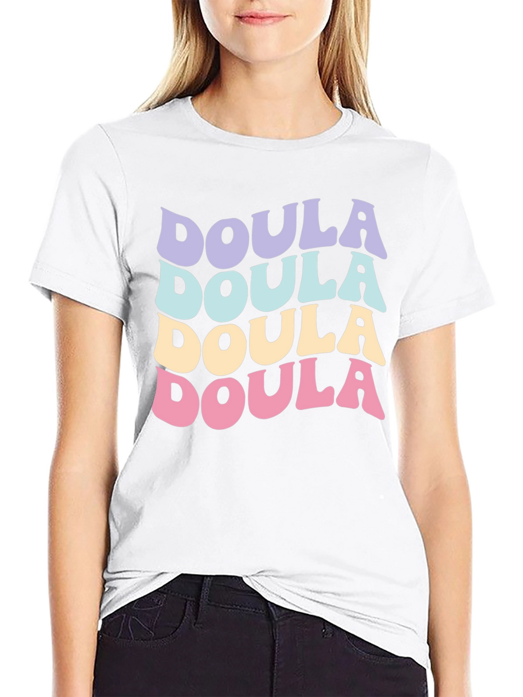 Retro Doula Graphic Tee