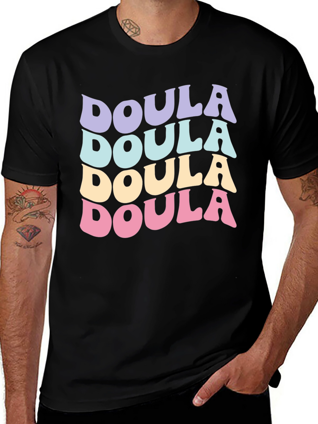 Retro Doula Graphic Tee