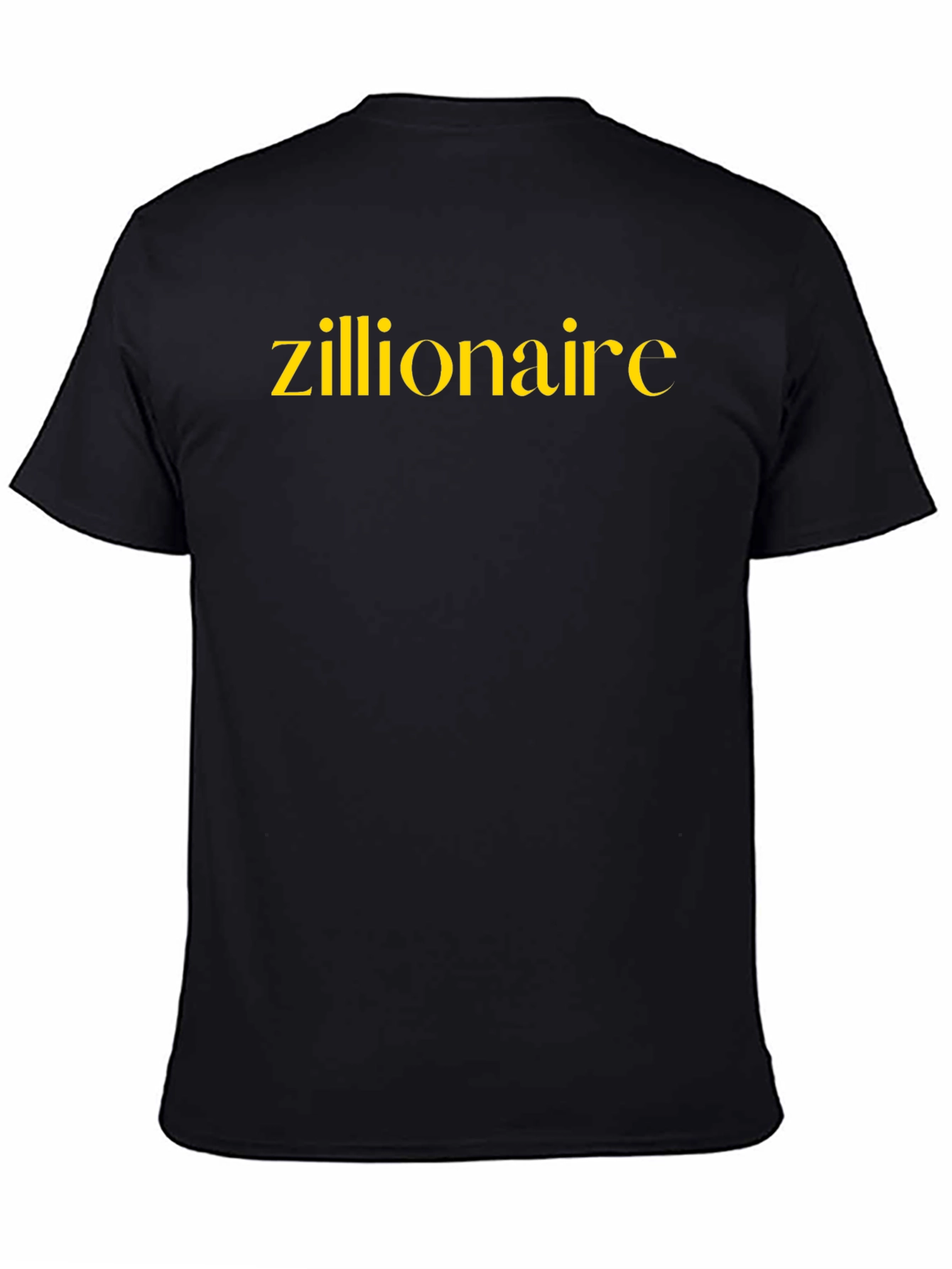 Zillionaire Graphic Tee - Black