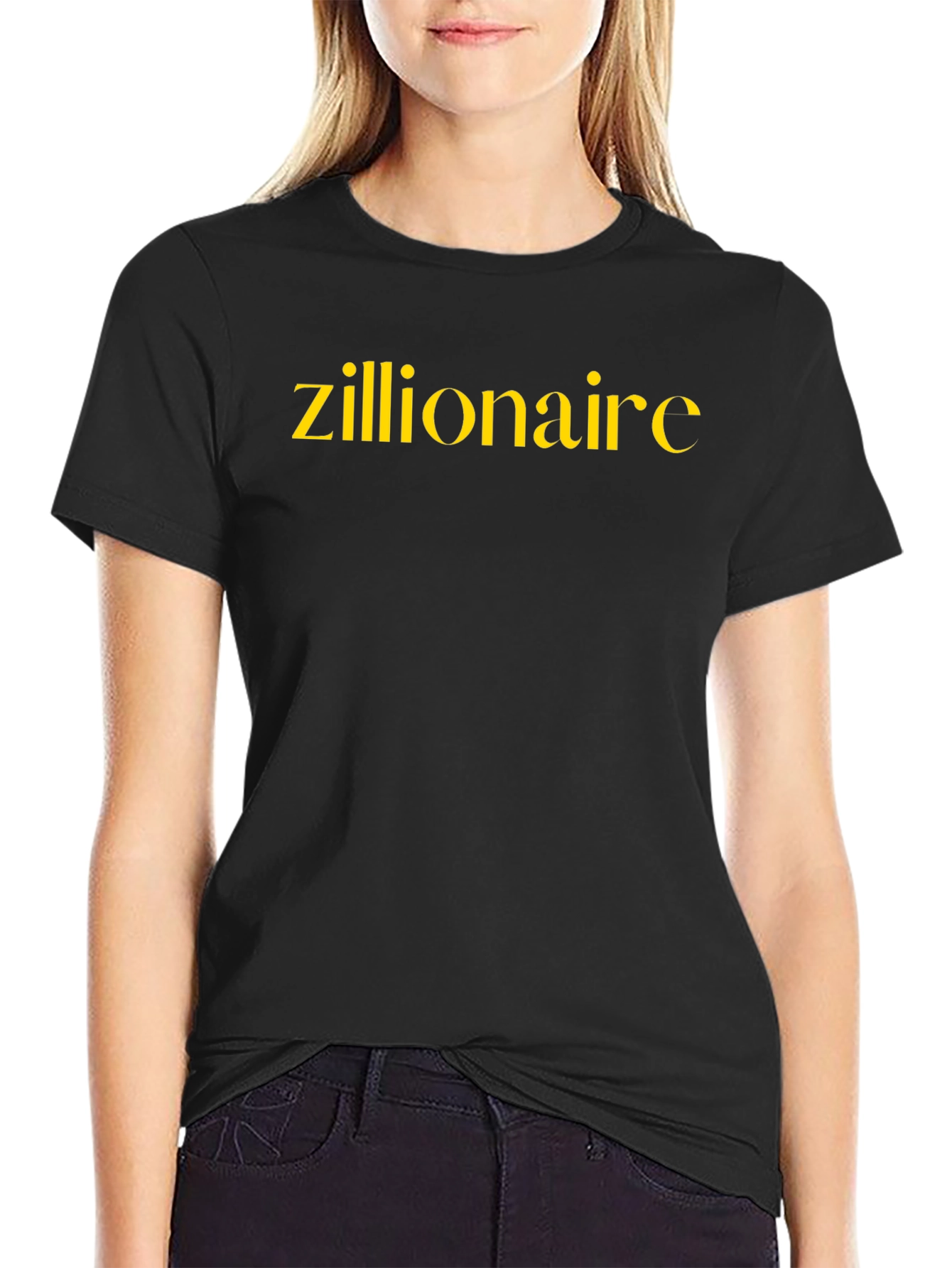 Zillionaire Graphic Tee - Black