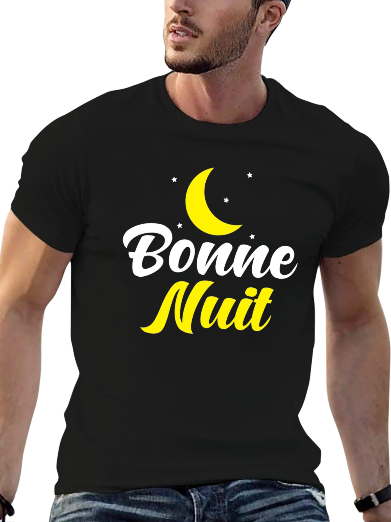 Bonne Nuit Graphic Tee - French Good Night Shirt