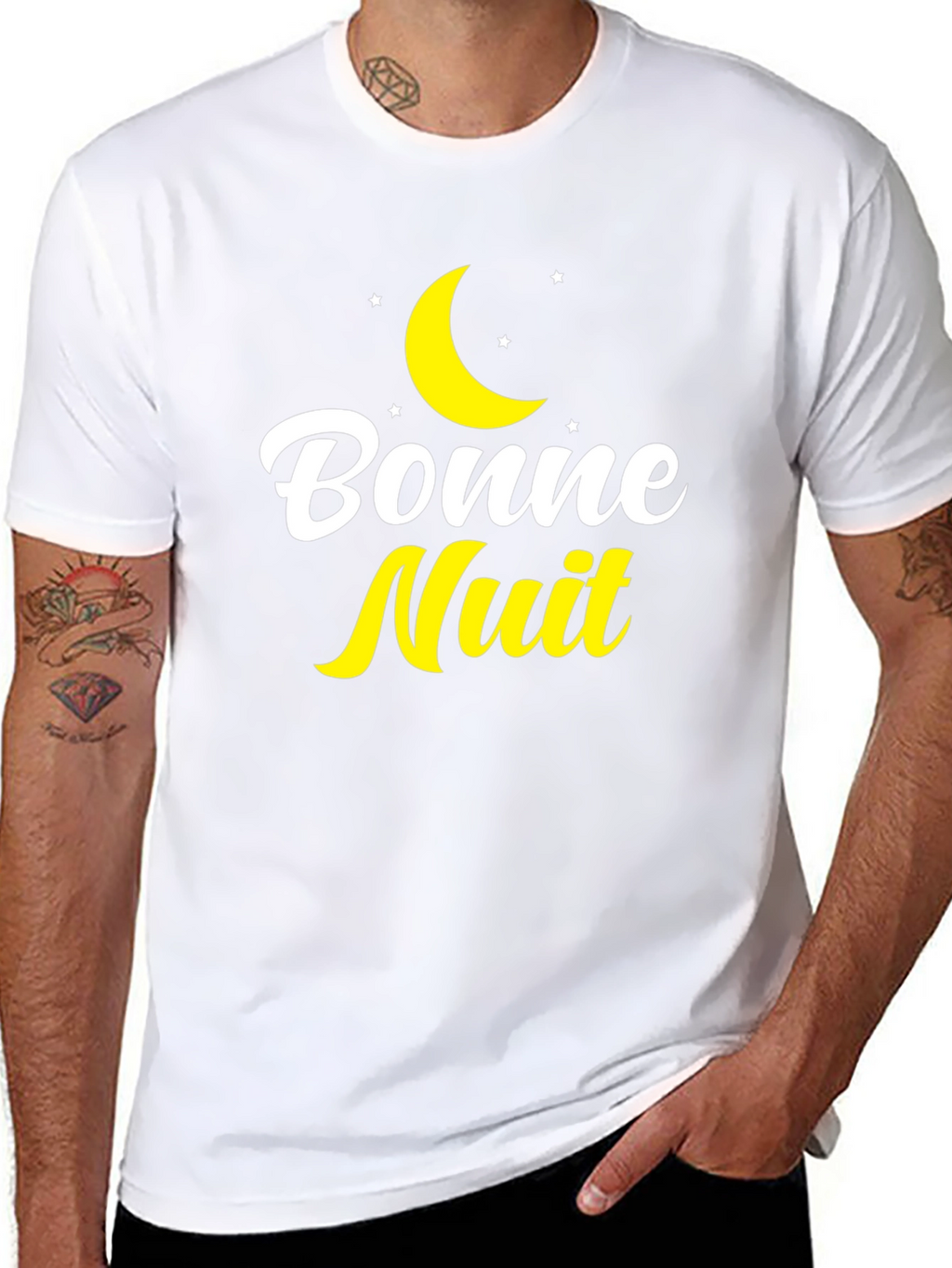 Bonne Nuit Graphic Tee - French Good Night Shirt