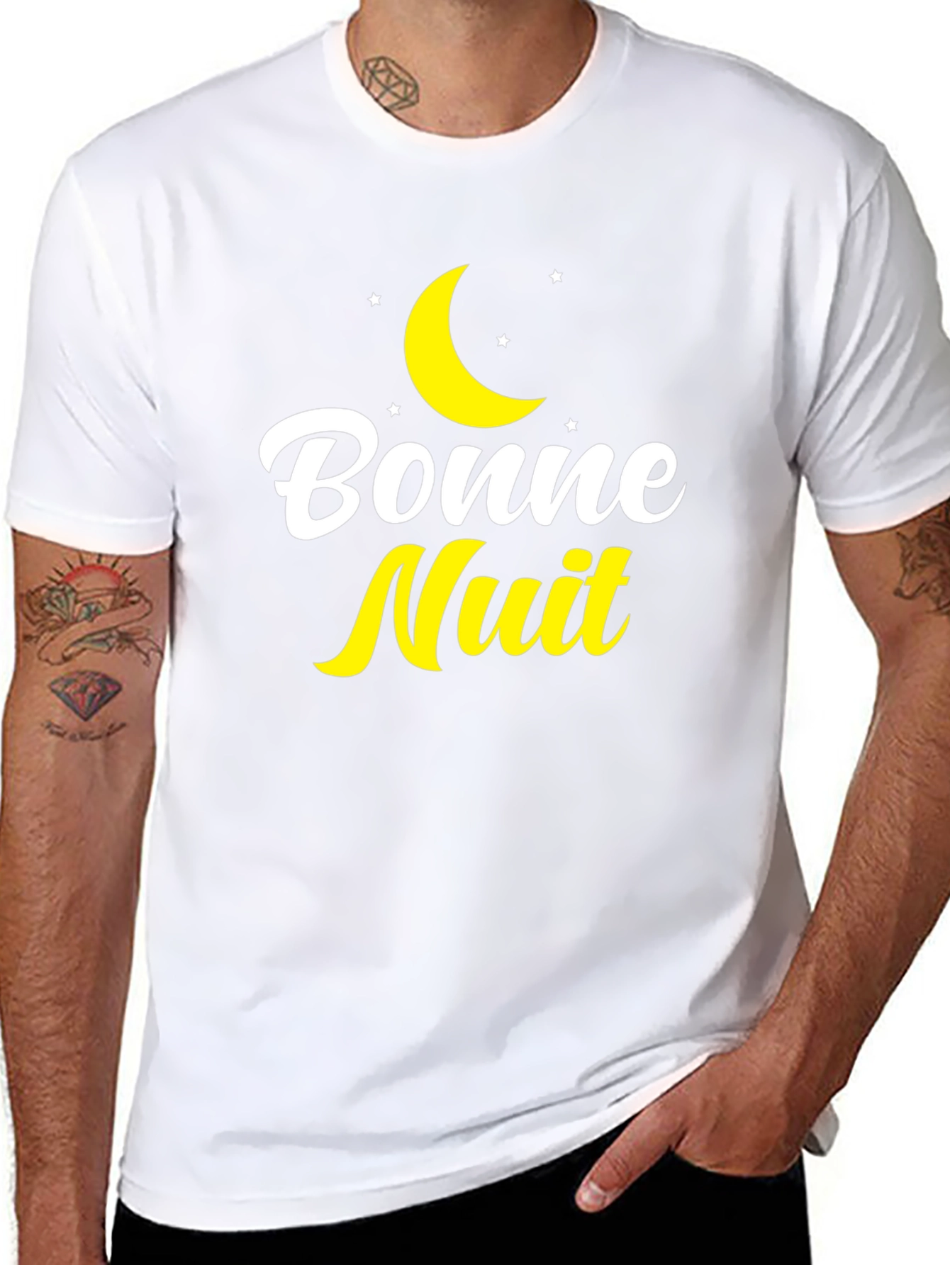 Bonne Nuit Graphic Tee - French Good Night Shirt
