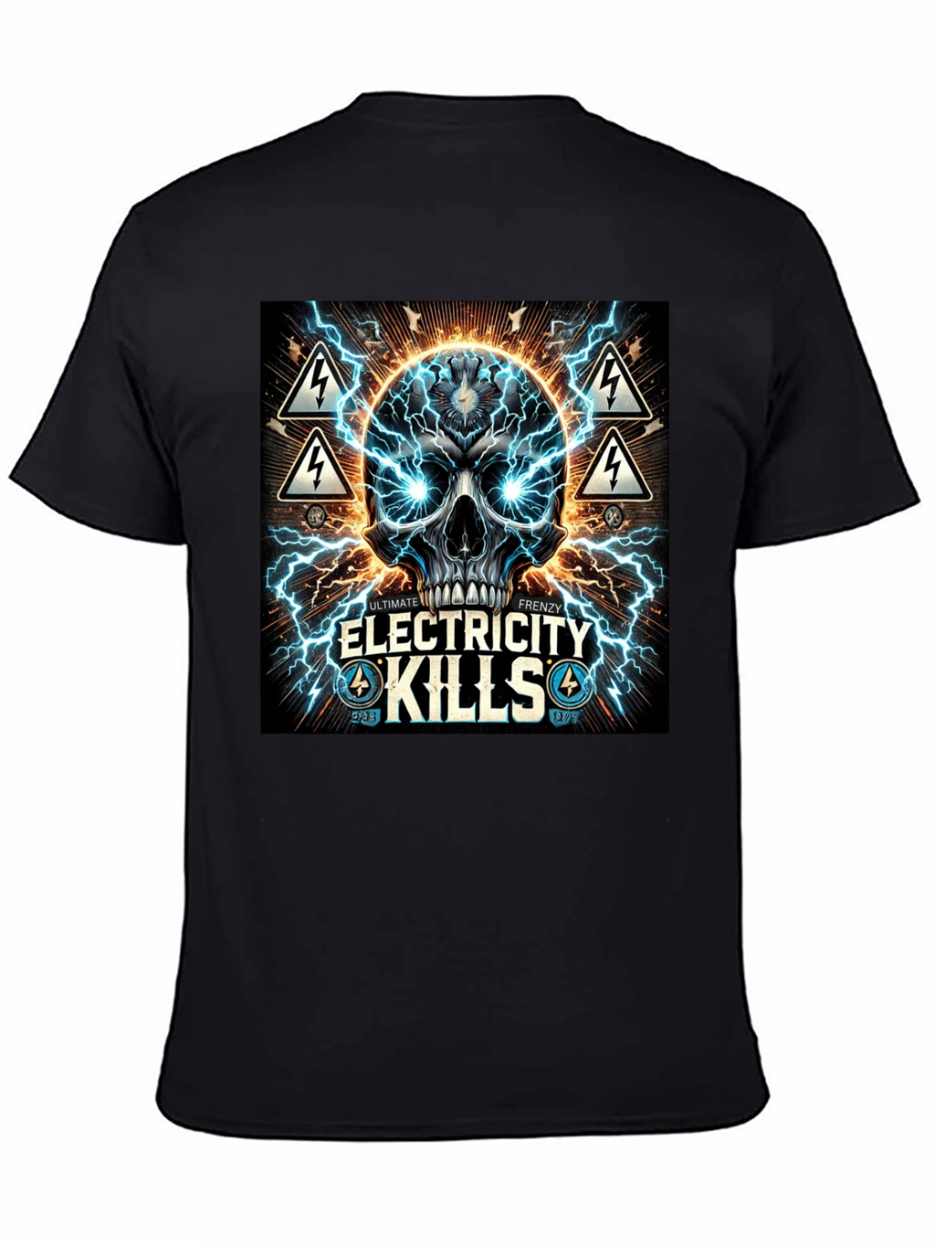 Electricity Kills Graphic Tee - Ultimate Frenzy