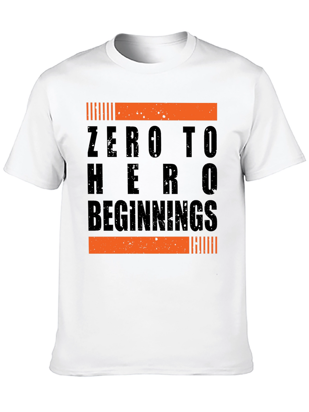 Zero to Hero Beginnings Black Graphic Tee