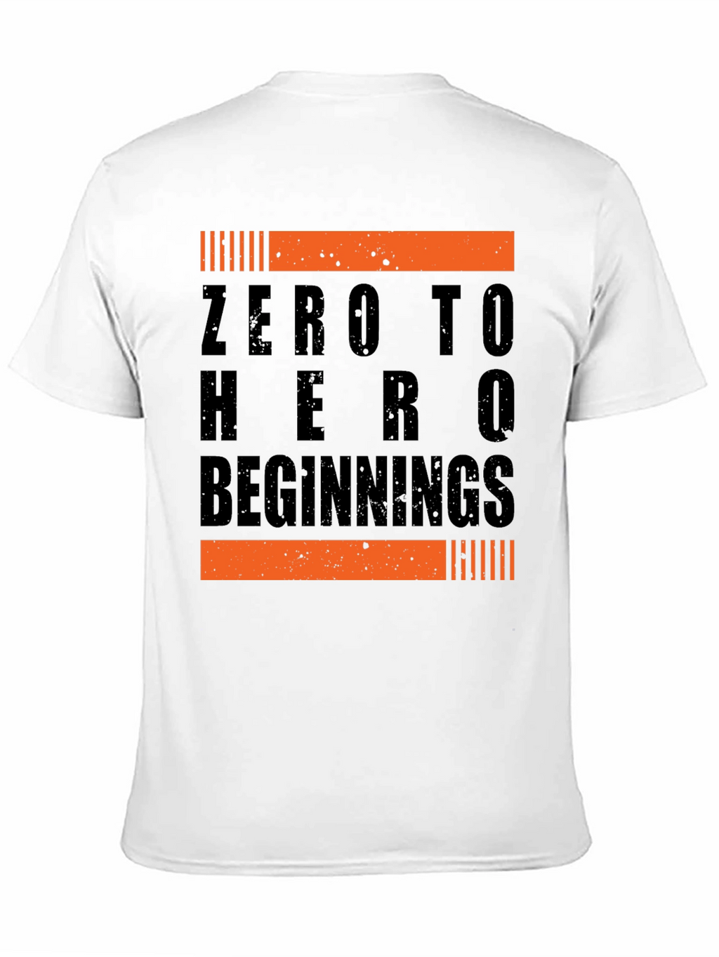 Zero to Hero Beginnings Black Graphic Tee