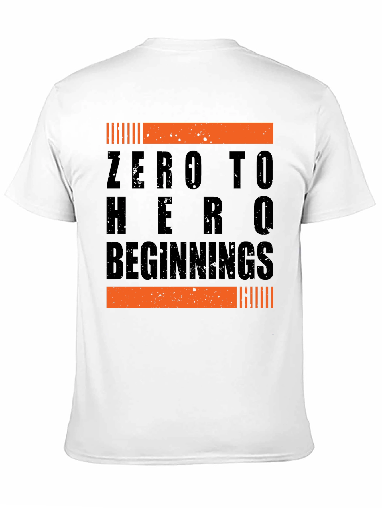Zero to Hero Beginnings Black Graphic Tee
