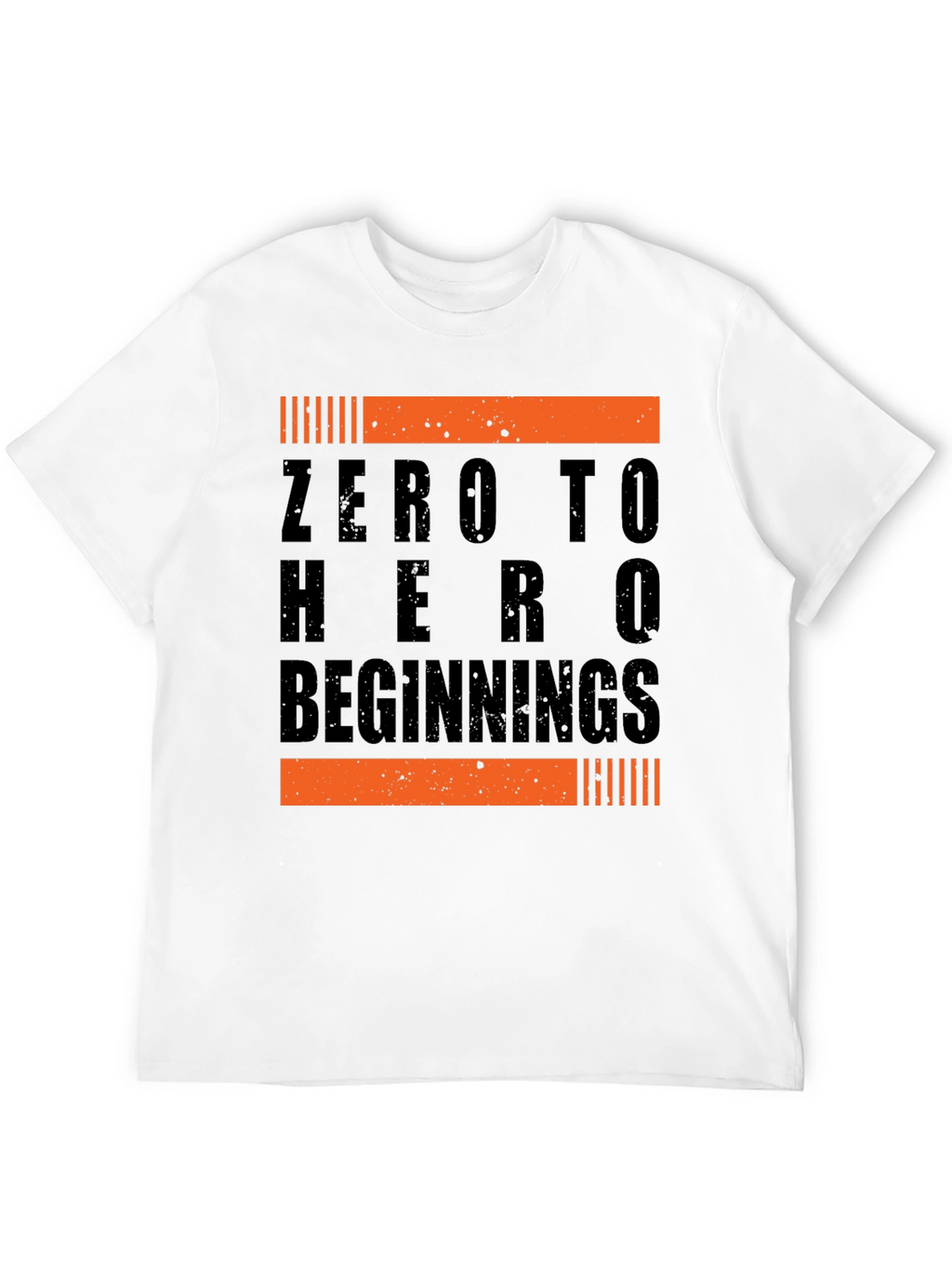 Zero to Hero Beginnings Black Graphic Tee