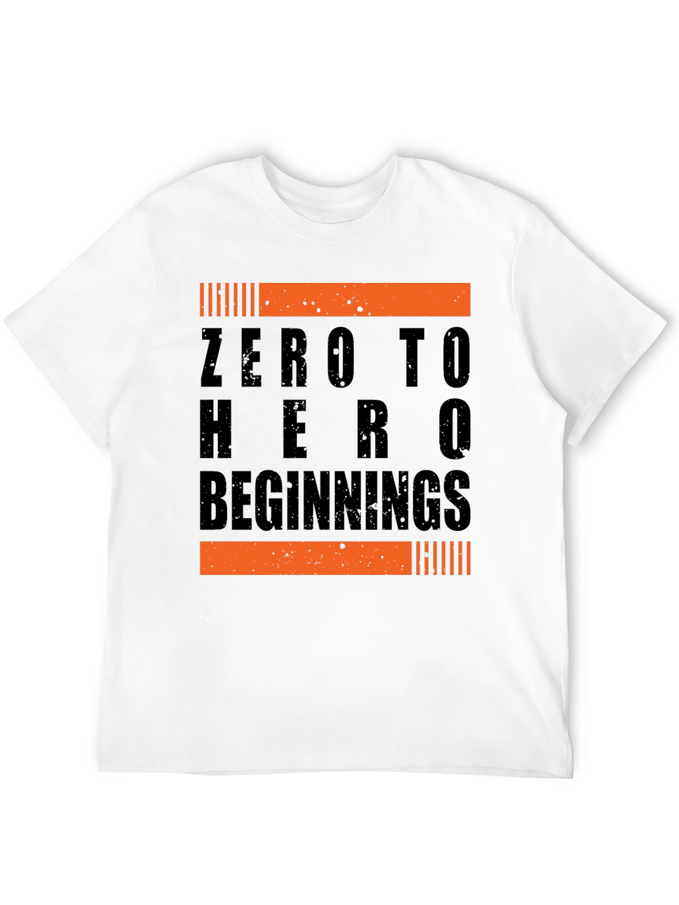 Zero to Hero Beginnings Black Graphic Tee