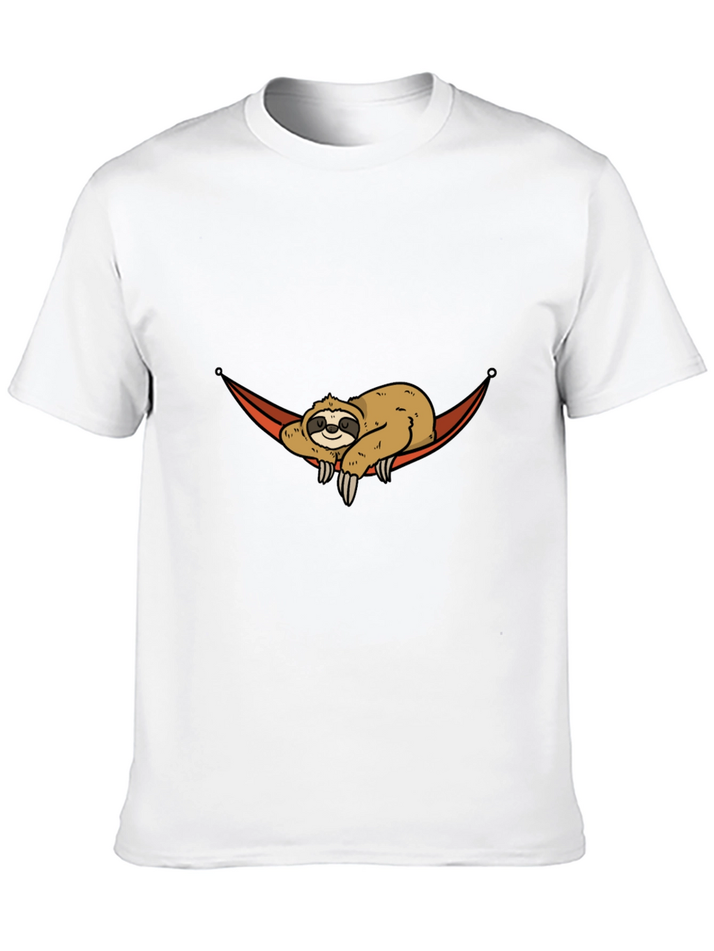 Sloth Hammock Graphic Tee - Relaxed Style