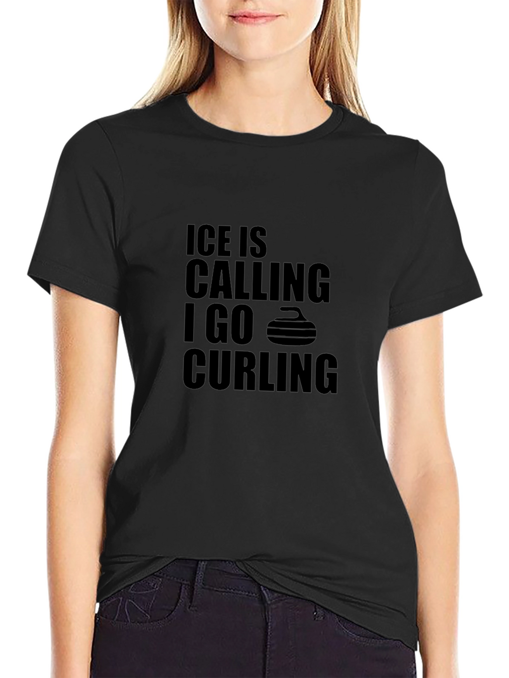 Ice is Calling I Go Curling T-Shirt