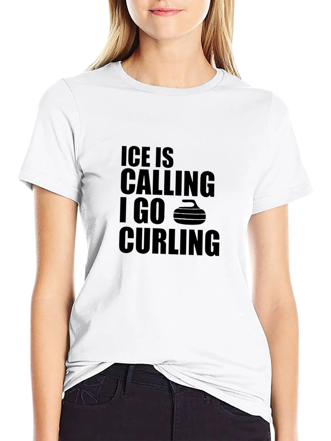 Ice is Calling I Go Curling T-Shirt