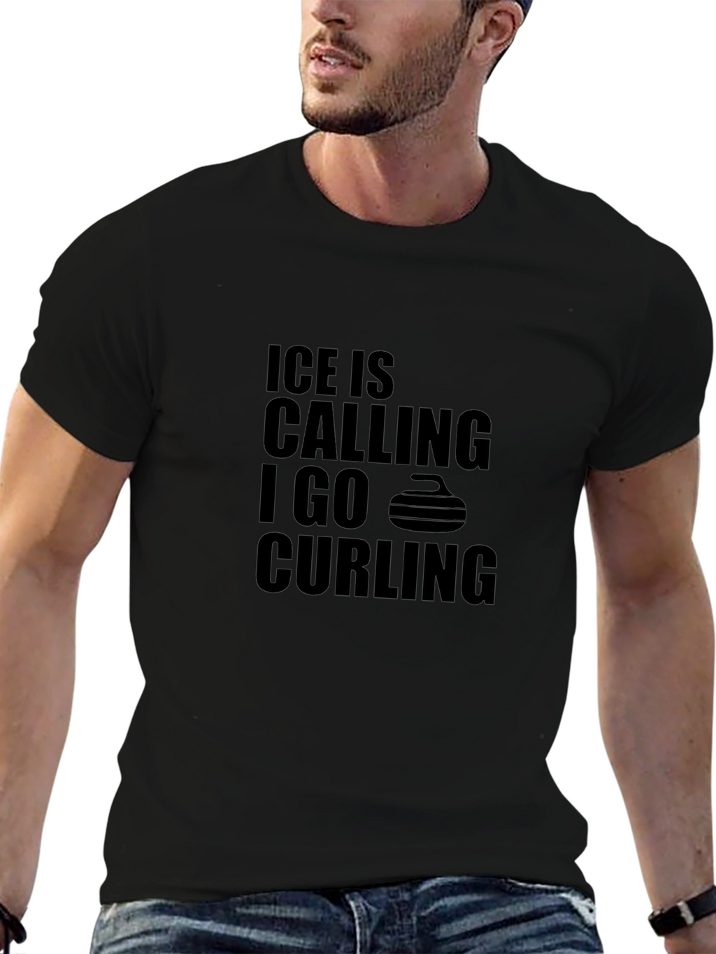 Ice is Calling I Go Curling T-Shirt