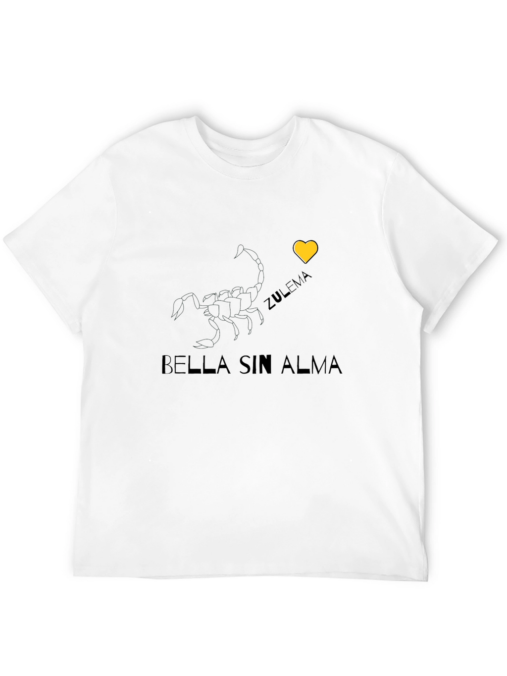 Bella Sin Alma Graphic Tee - Unisex Black T-Shirt