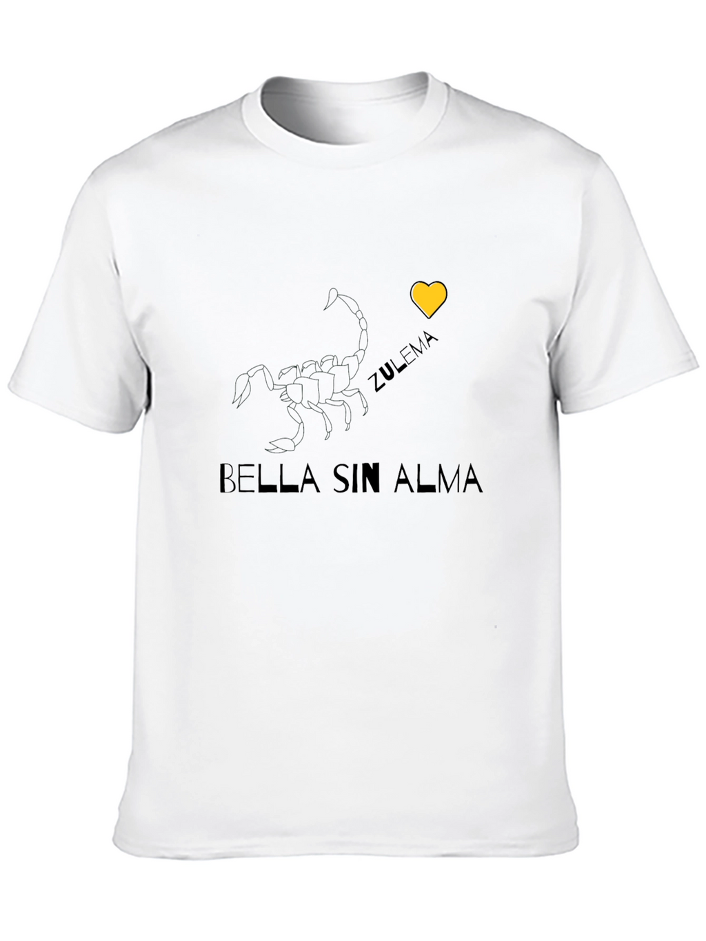 Bella Sin Alma Graphic Tee - Unisex Black T-Shirt