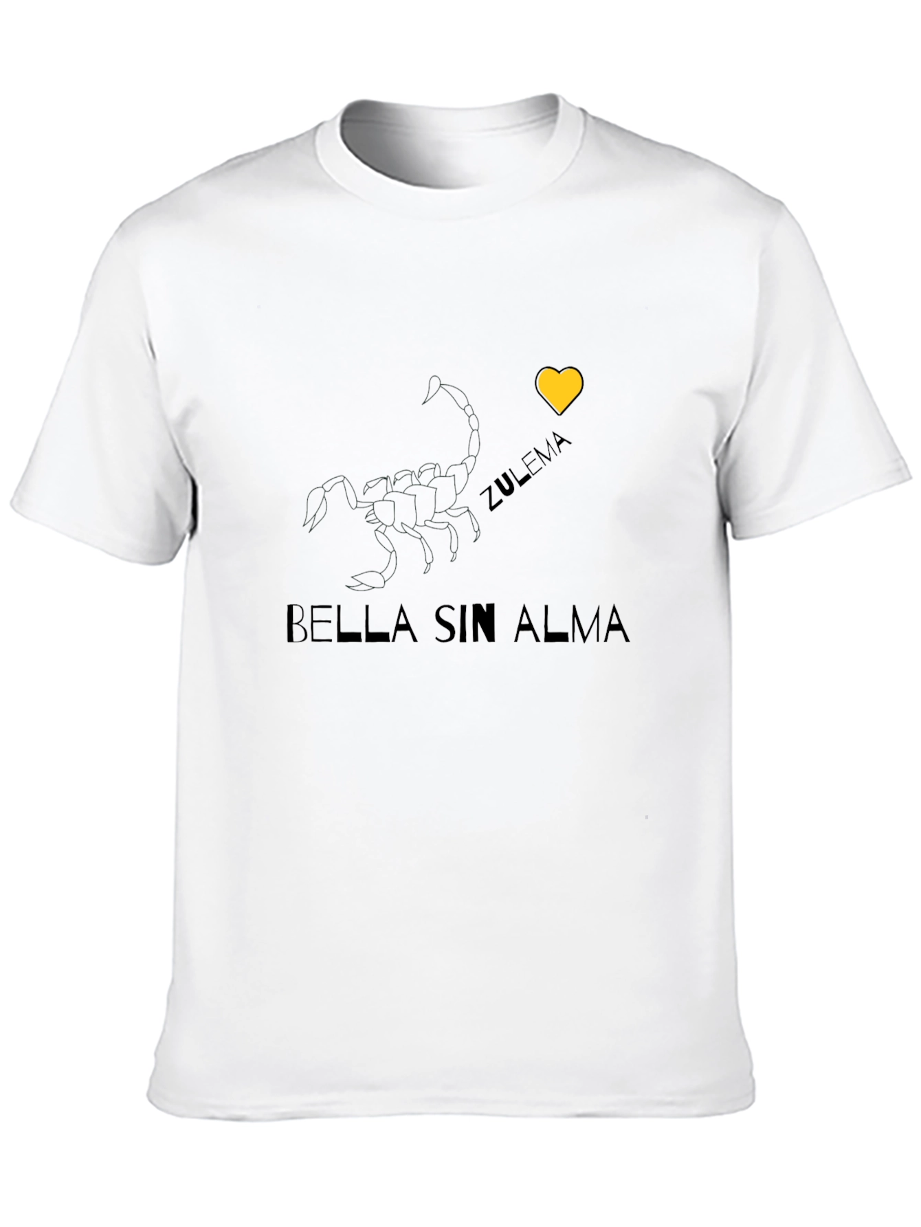 Bella Sin Alma Graphic Tee - Unisex Black T-Shirt