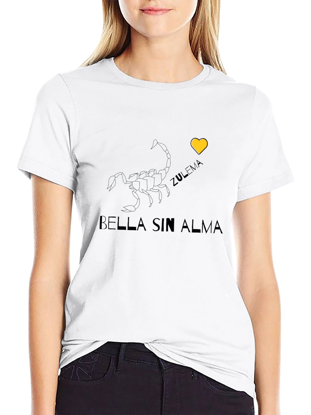 Bella Sin Alma Graphic Tee - Unisex Black T-Shirt
