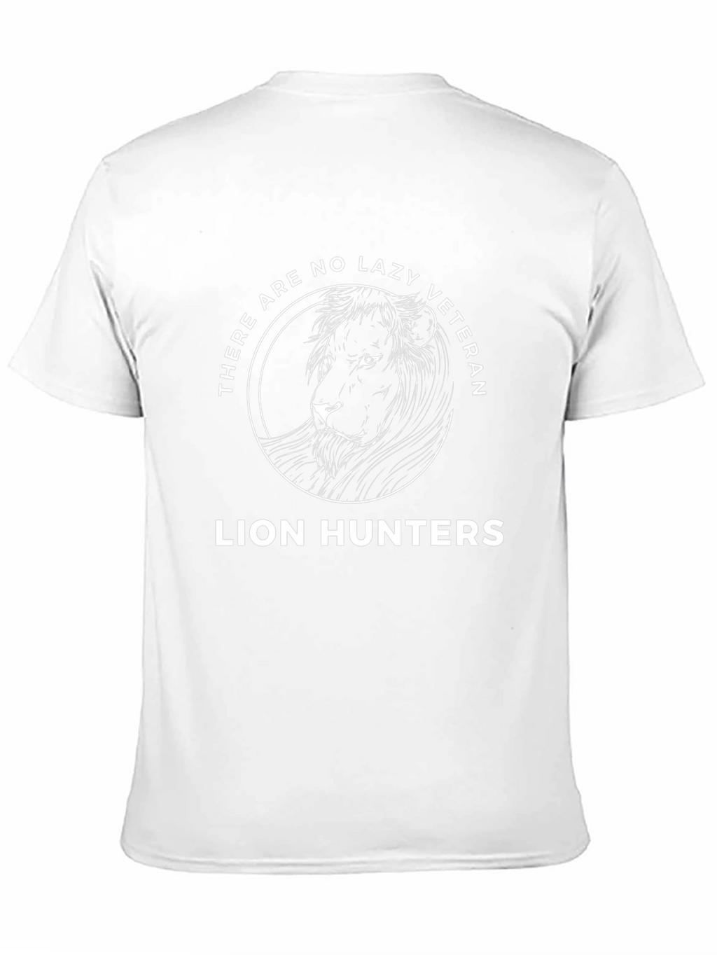 Lion Hunters Veteran Graphic T-Shirt - Black