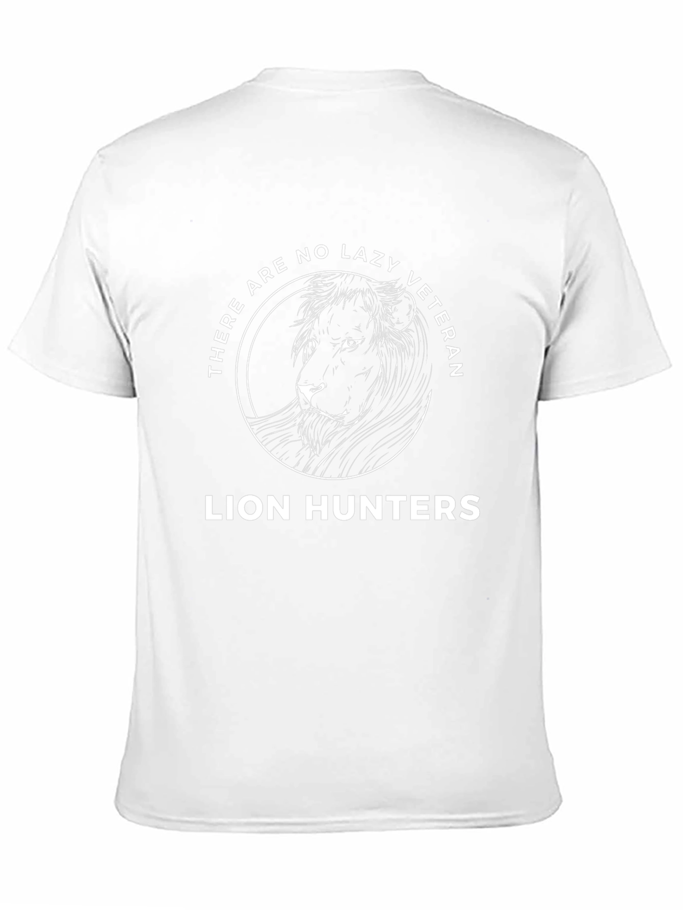 Lion Hunters Veteran Graphic T-Shirt - Black