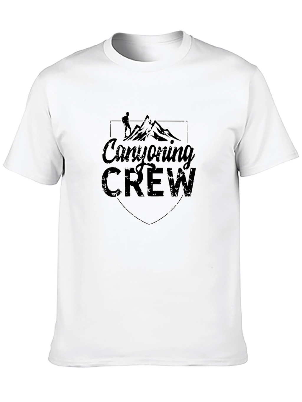 Canyoning Crew Black Graphic T-Shirt