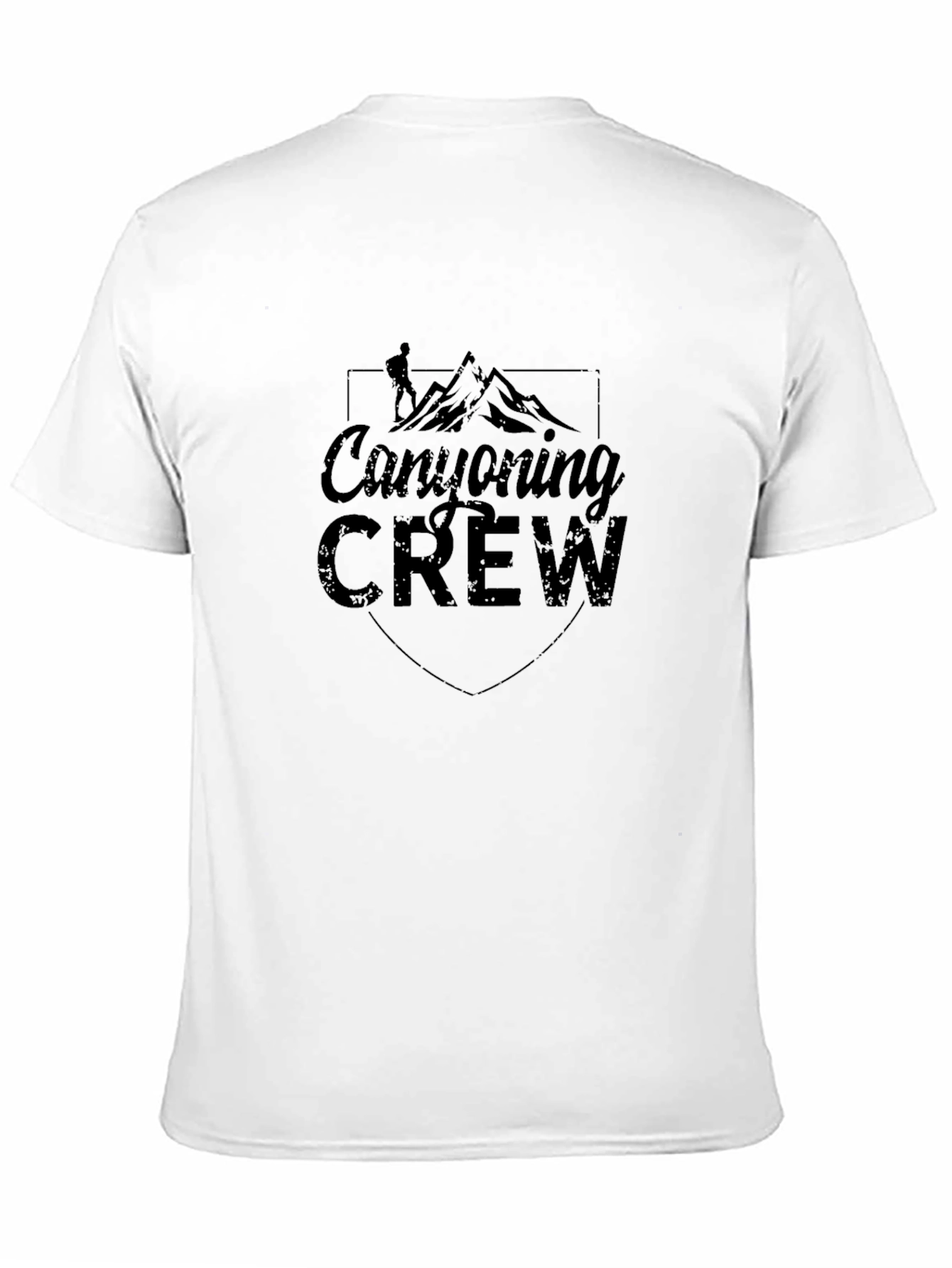 Canyoning Crew Black Graphic T-Shirt