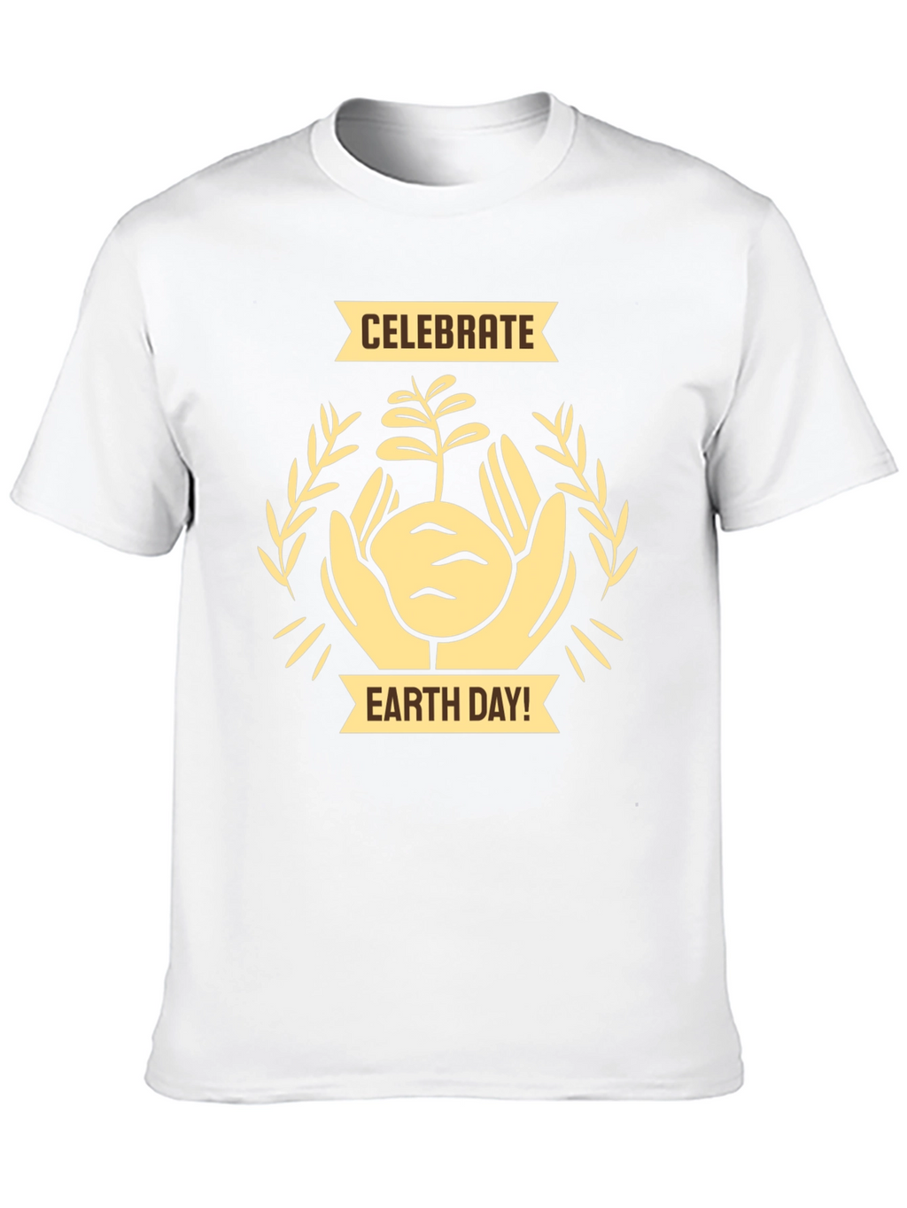 Celebrate Earth Day Black Graphic Tee