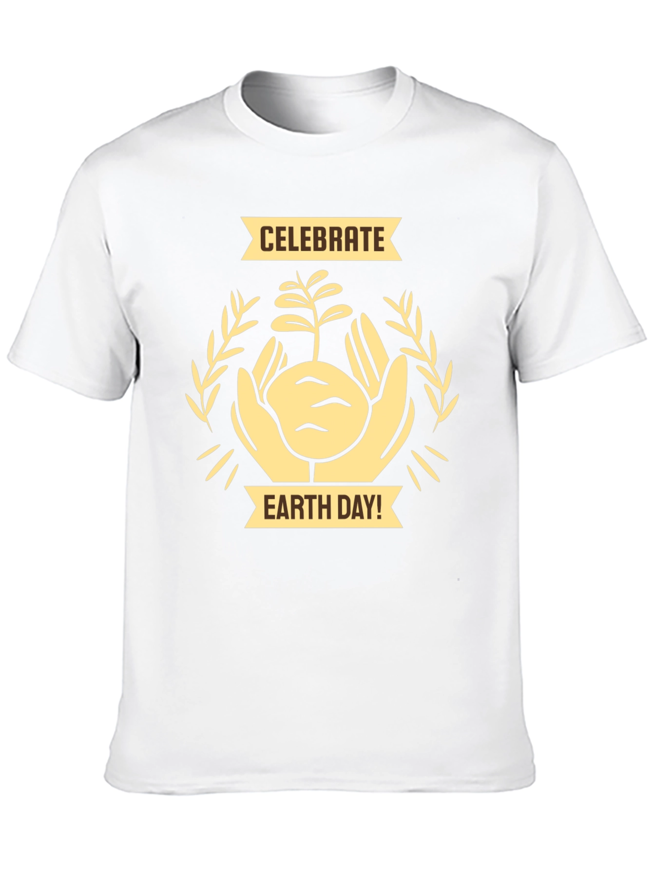 Celebrate Earth Day Black Graphic Tee