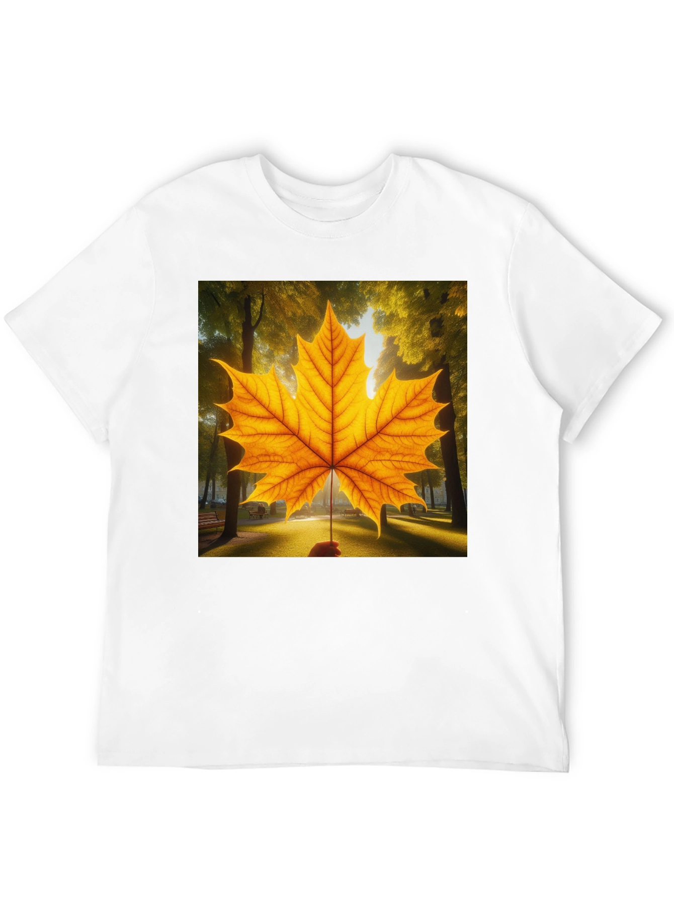 Autumn Maple Leaf Graphic T-Shirt