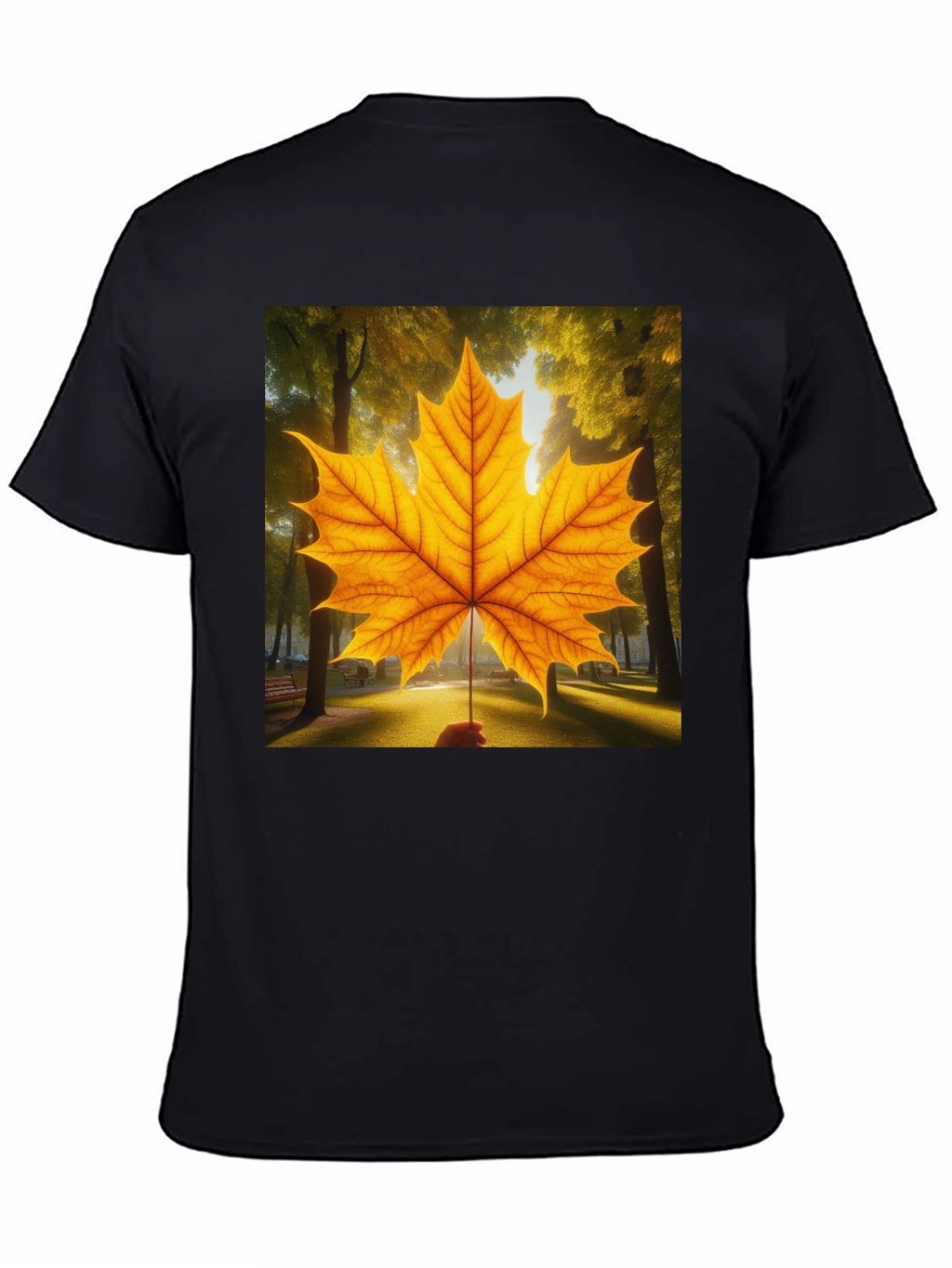 Autumn Maple Leaf Graphic T-Shirt