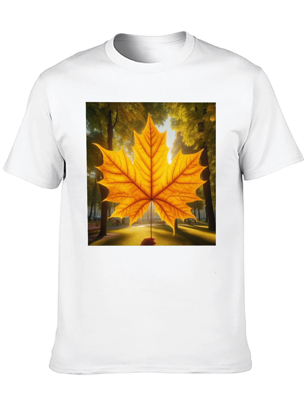 Autumn Maple Leaf Graphic T-Shirt