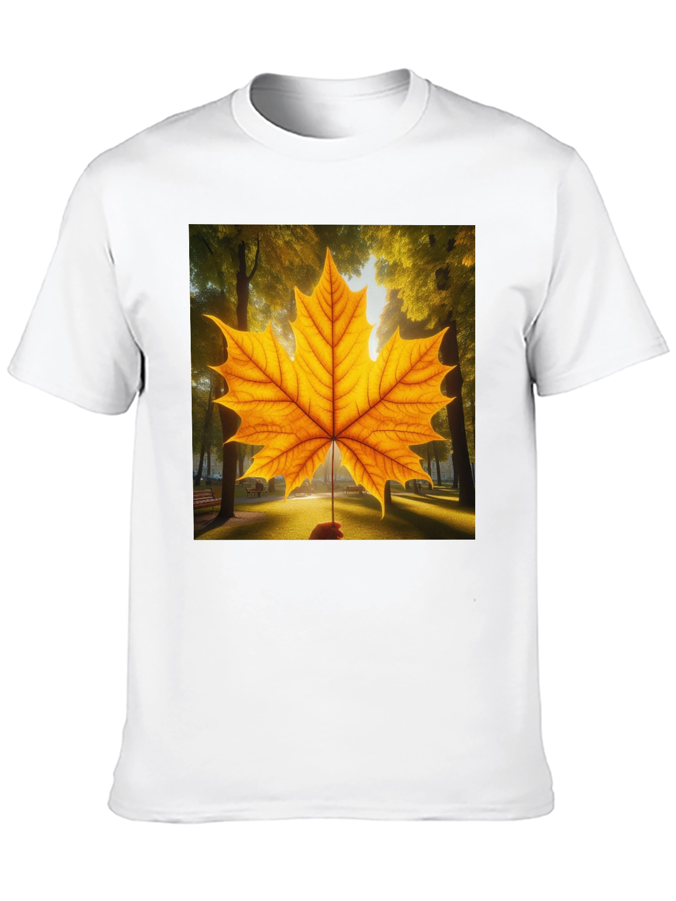 Autumn Maple Leaf Graphic T-Shirt