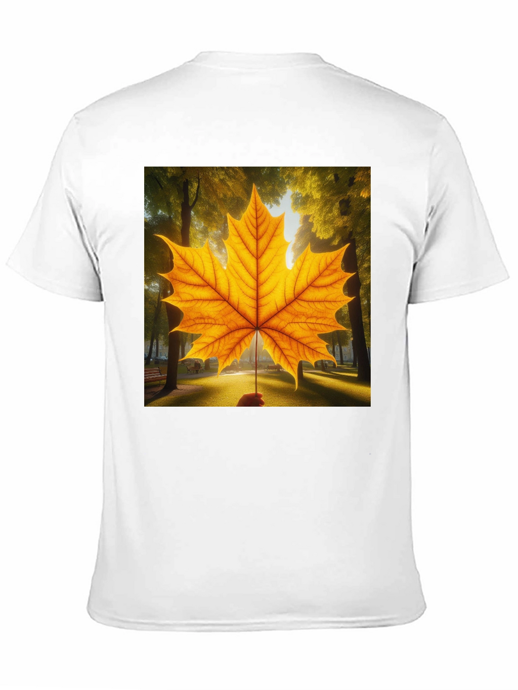 Autumn Maple Leaf Graphic T-Shirt