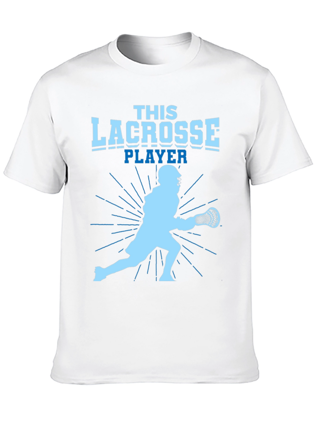 This Lacrosse Player Graphic Tee