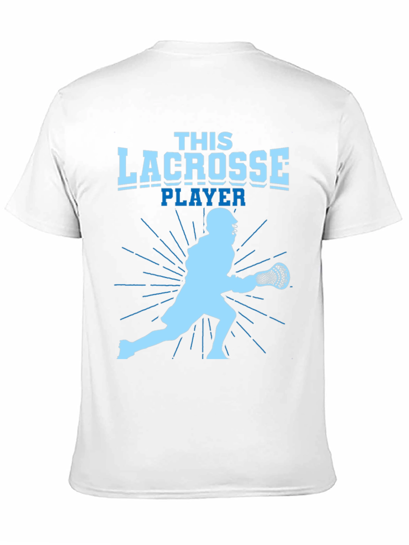 This Lacrosse Player Graphic Tee