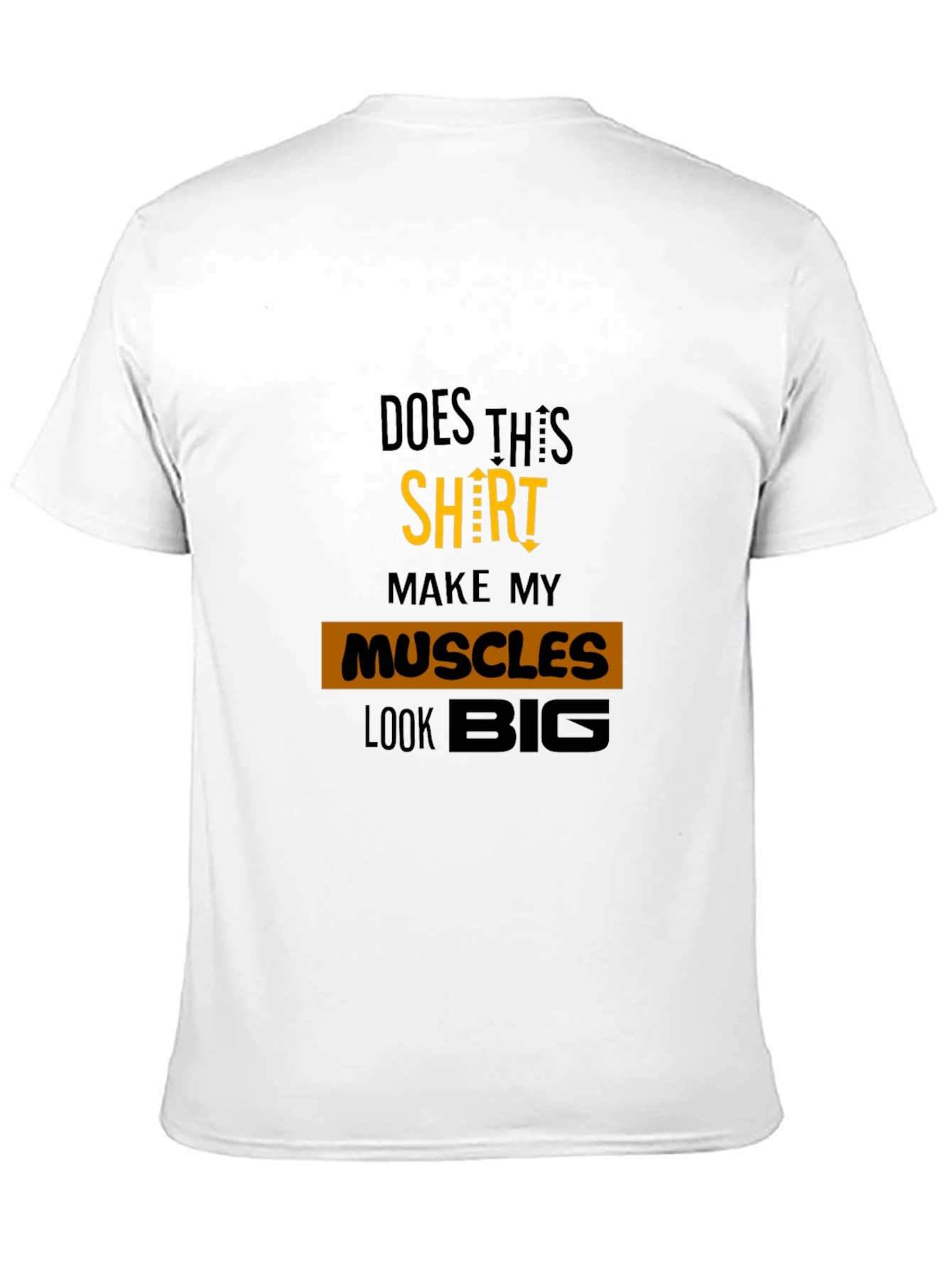 Muscle Humor Graphic Tee - Black Cotton T-Shirt