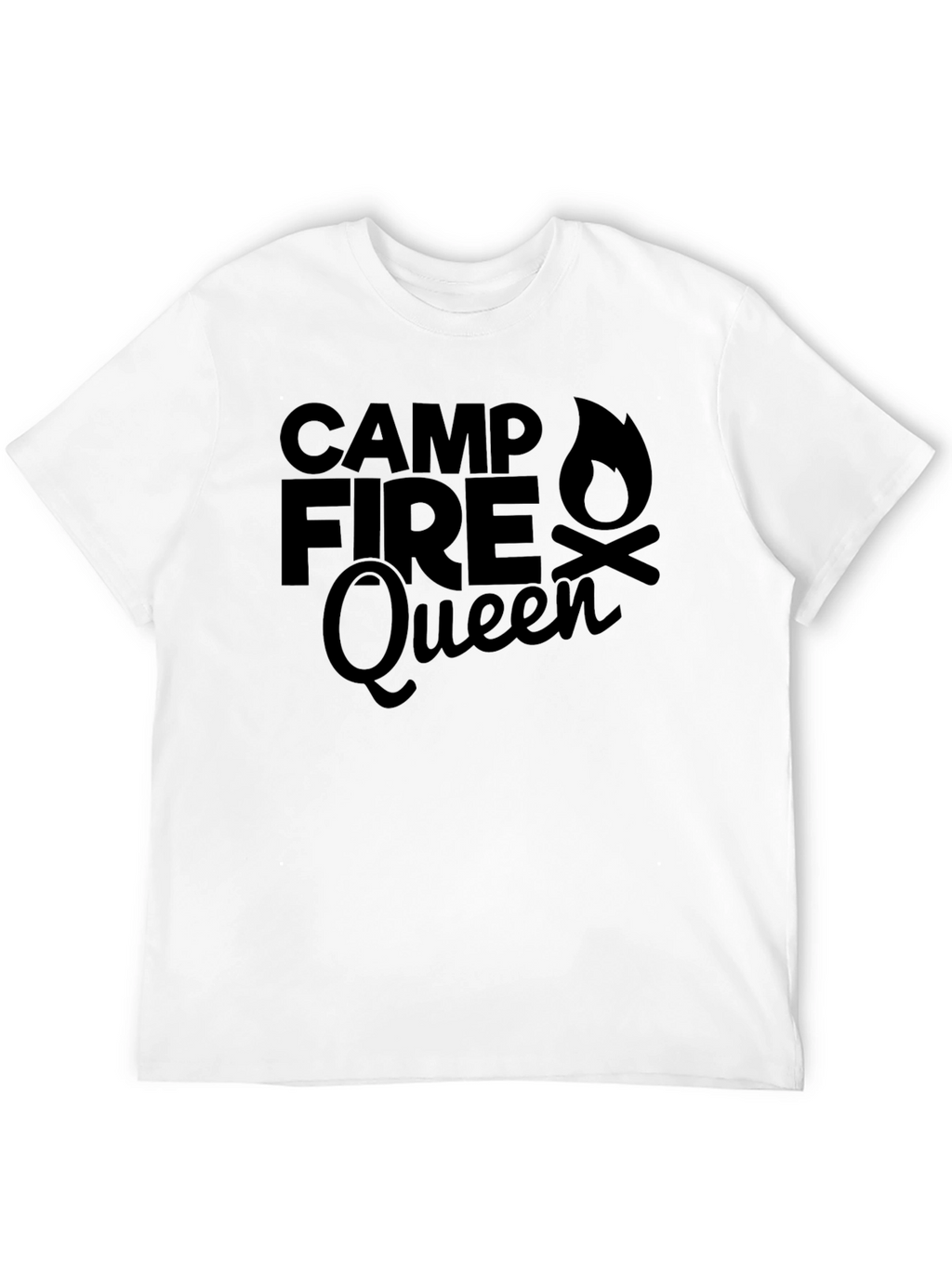 Campfire Queen T-Shirt - Camping Graphic Tee