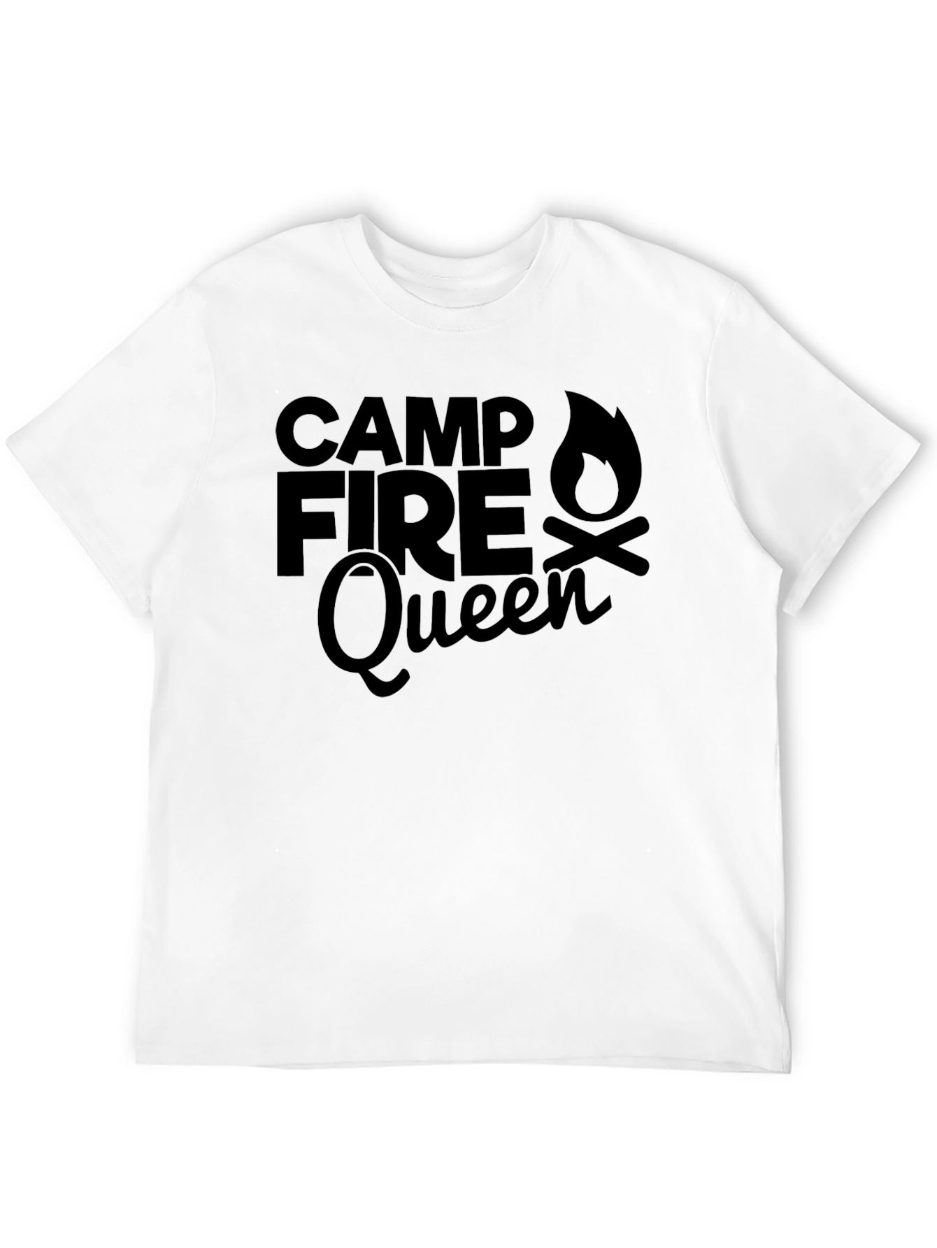 Campfire Queen T-Shirt - Camping Graphic Tee