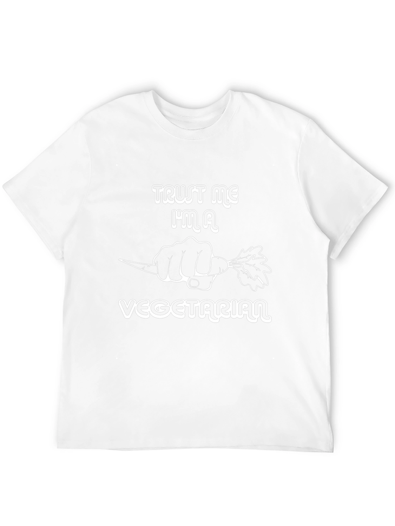 Trust Me Im A Vegetarian Black T-Shirt