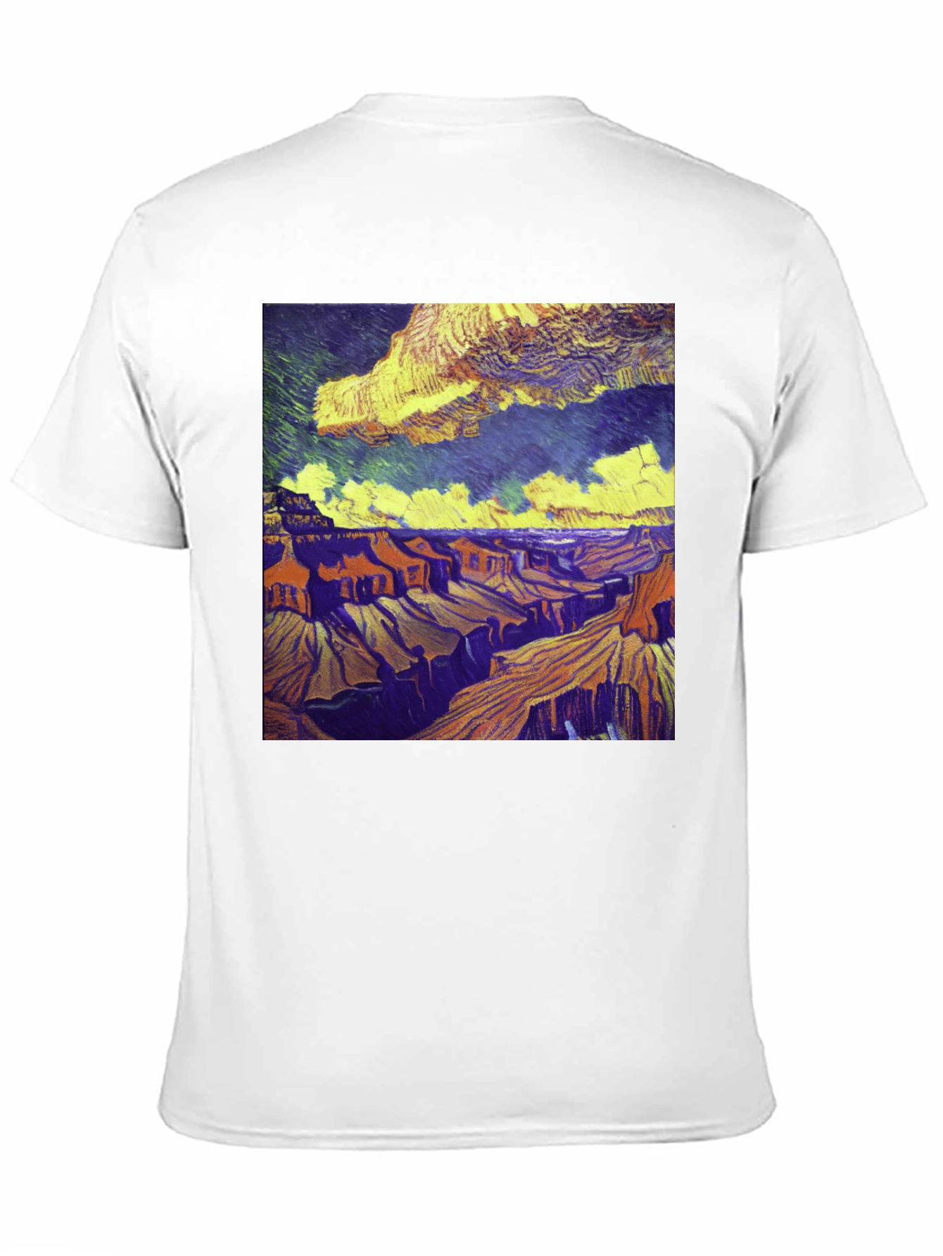 Grand Canyon Art Print Black T-Shirt