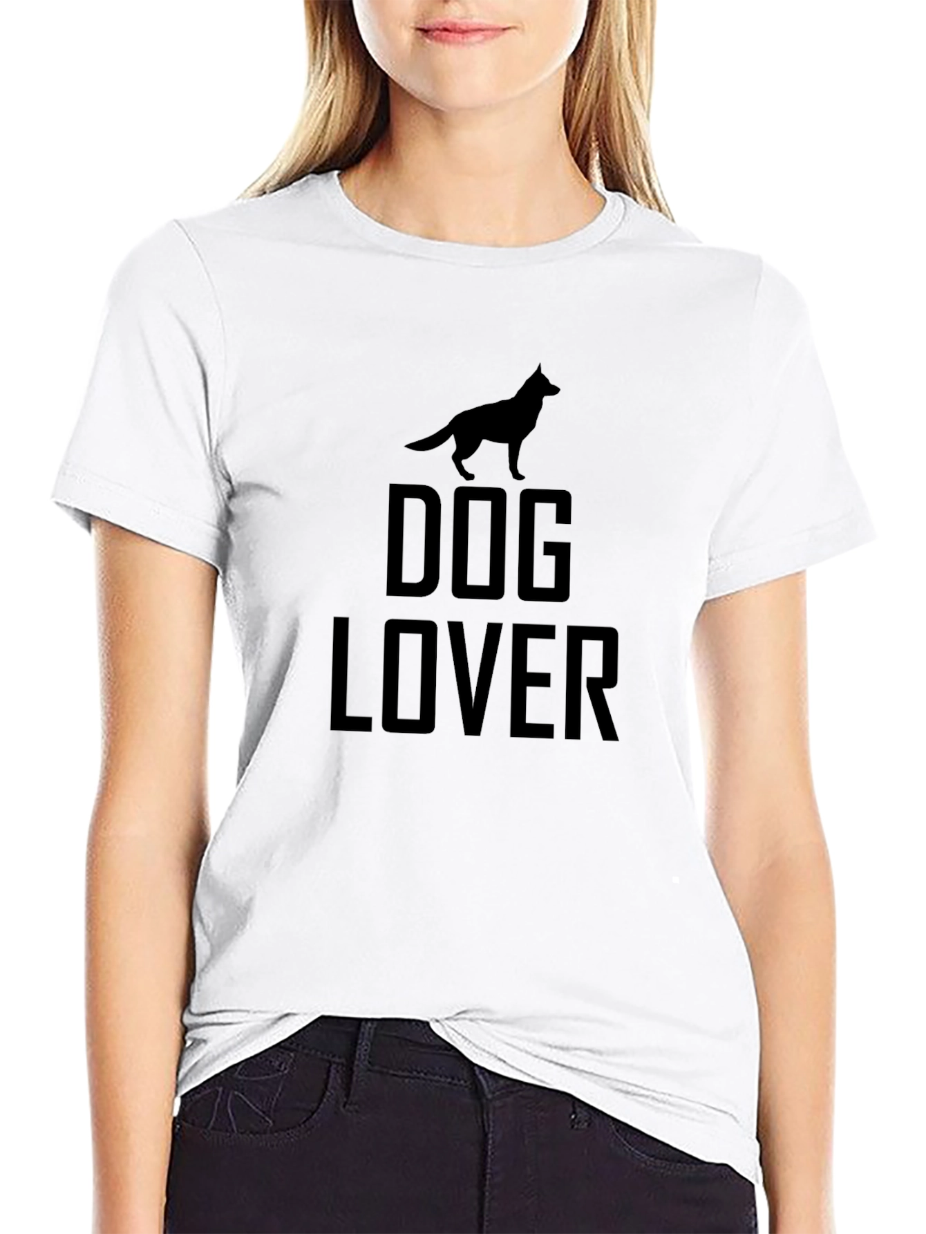 Dog Lover T-Shirt - Black Graphic Tee