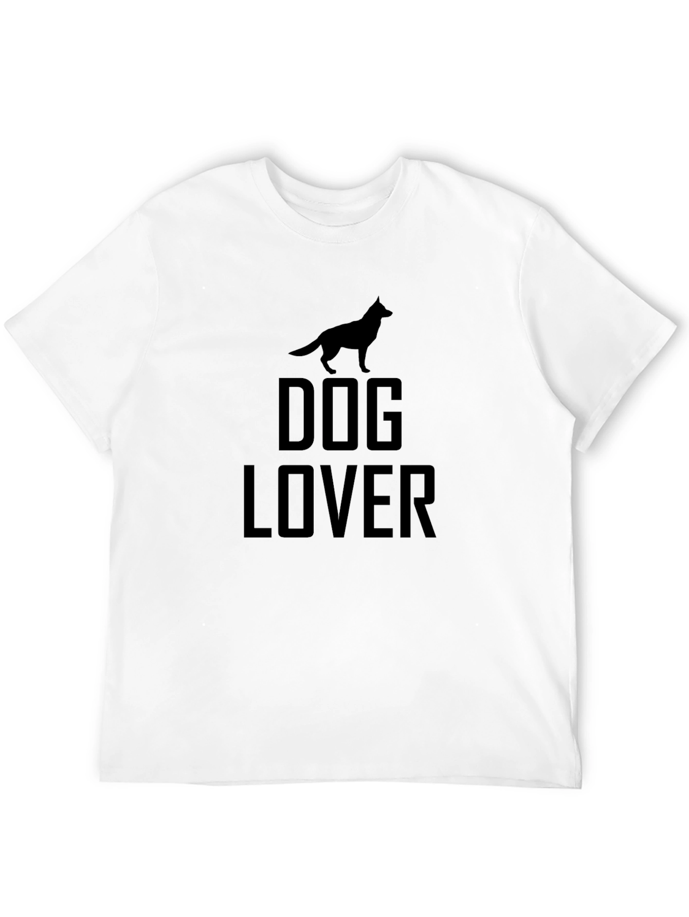 Dog Lover T-Shirt - Black Graphic Tee