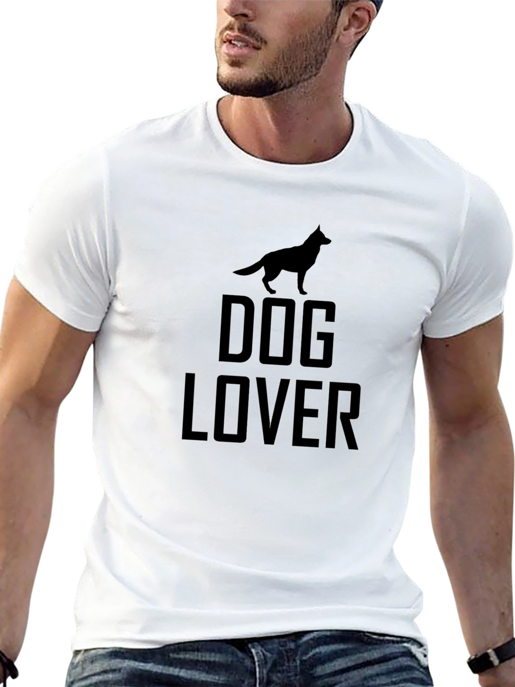 Dog Lover T-Shirt - Black Graphic Tee